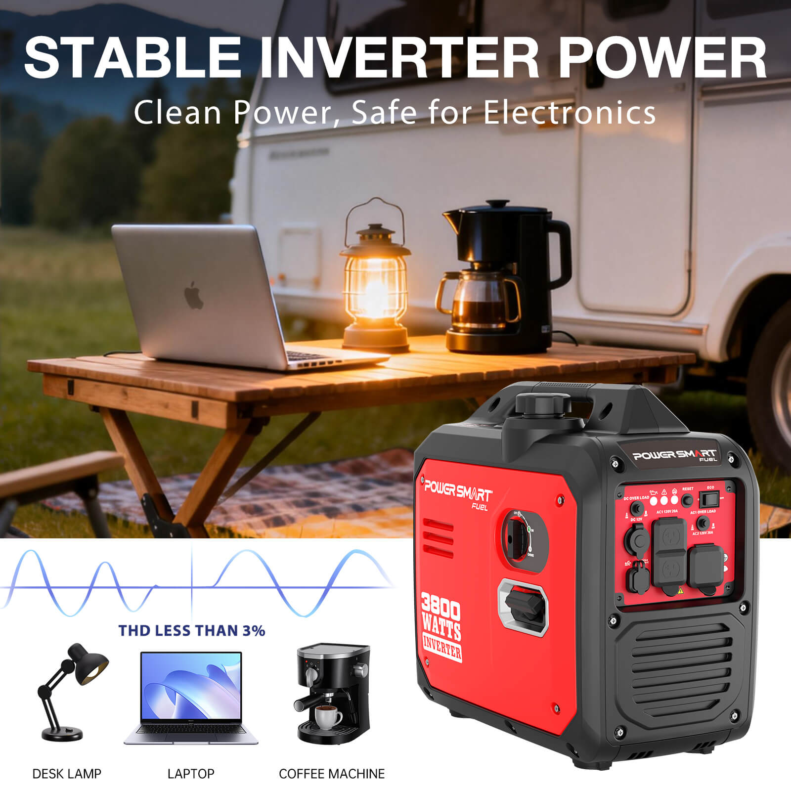 3800W Inverter Gas Generator DB5068