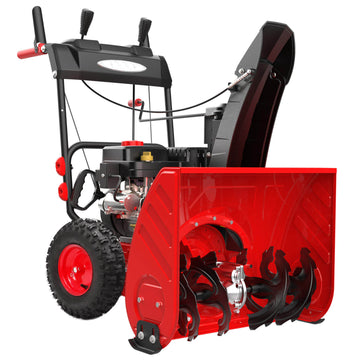 24'' 212cc Two Stage Gas Snow Blower w/ Electric Start DB7109A