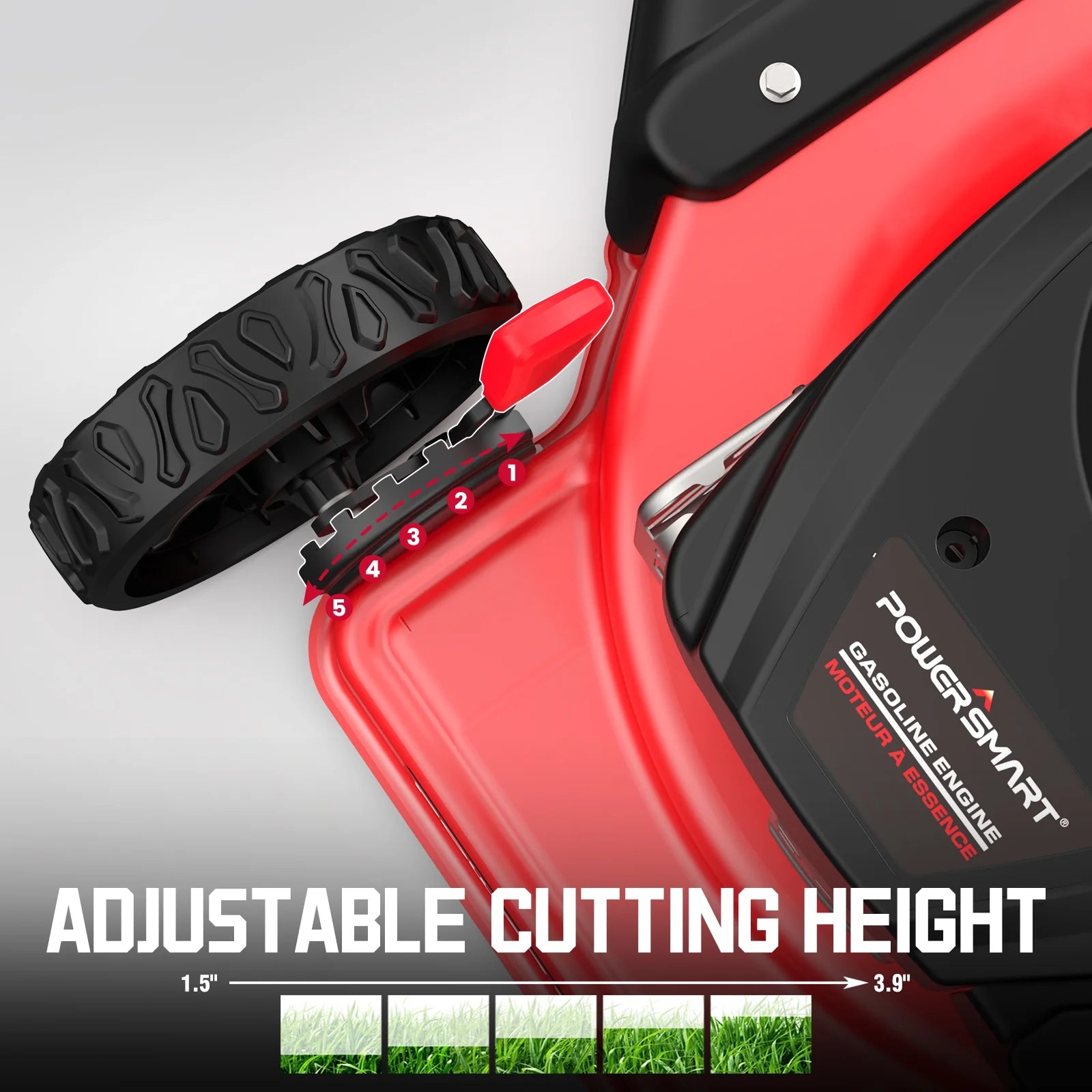 18'' 144cc Gas Push 2-in-1 Lawn Mower DB8618C