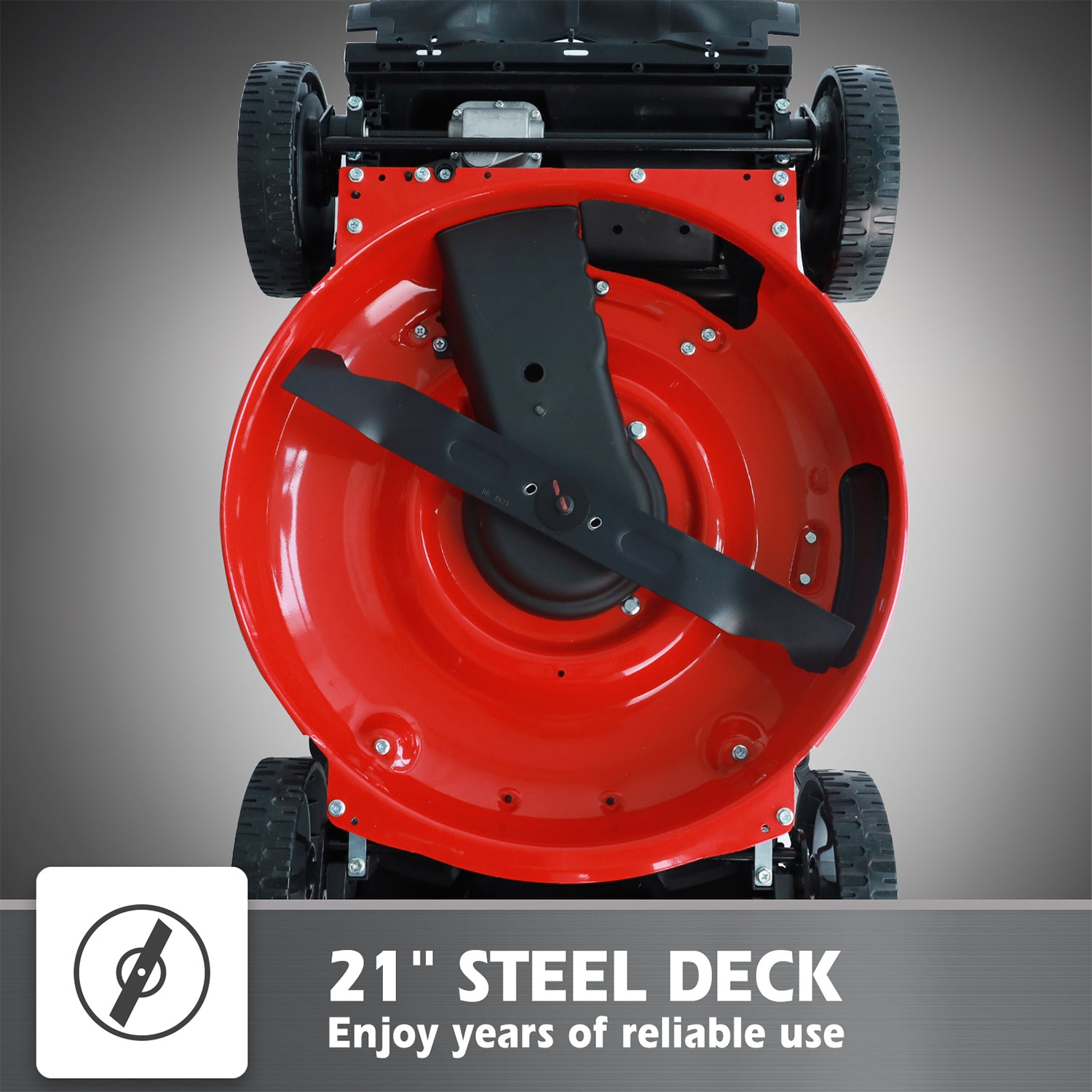 21'' 170cc Gas Self-propelled Lawn Mower Red DB2321SR