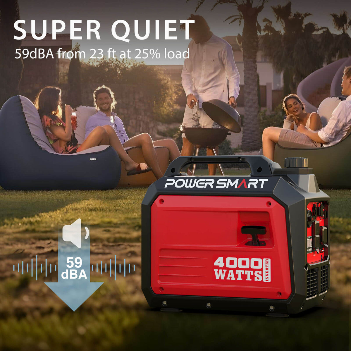 4000W Inverter Gas Generator DB5035