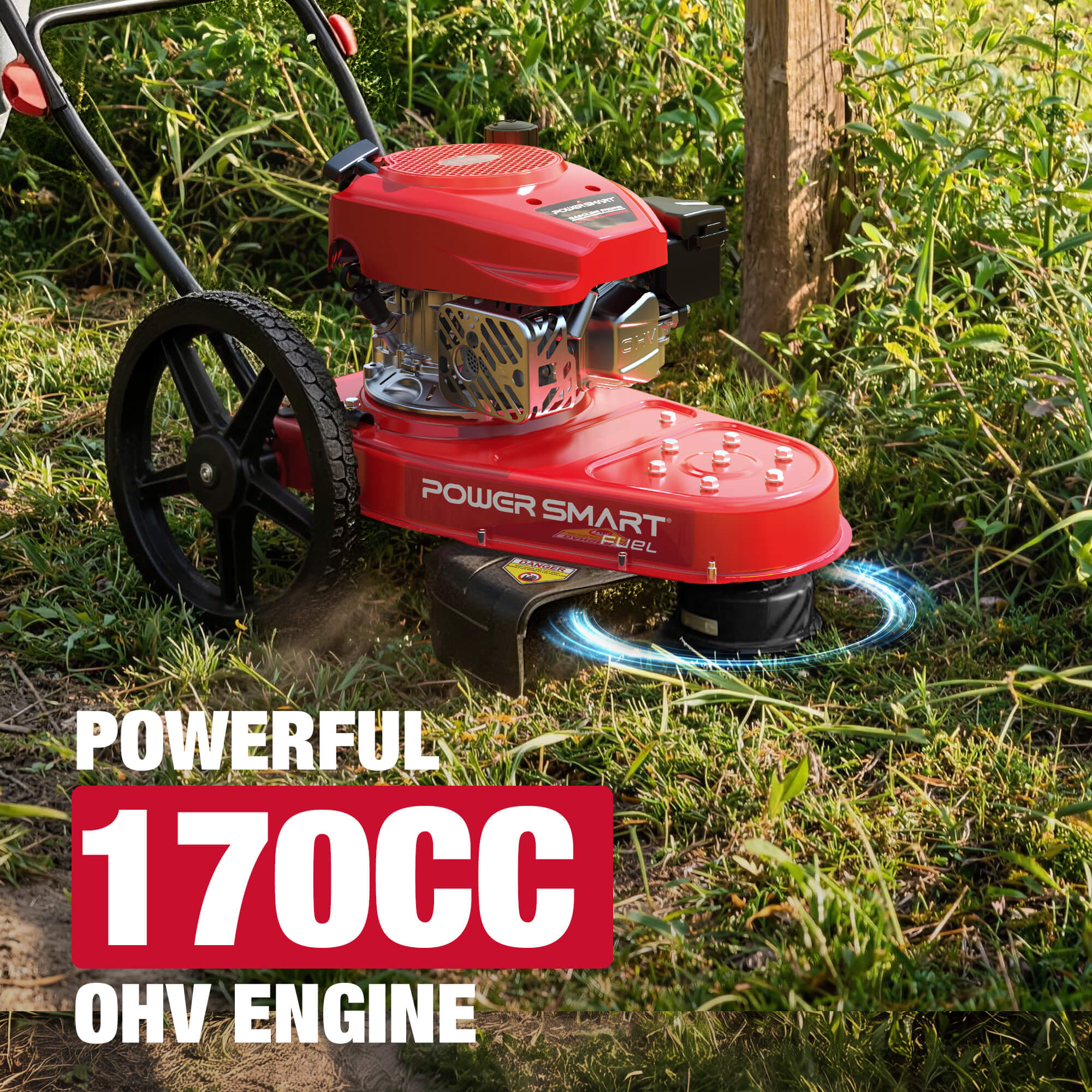 22" 170cc Gas Walk-Behind String Trimmer DB6222
