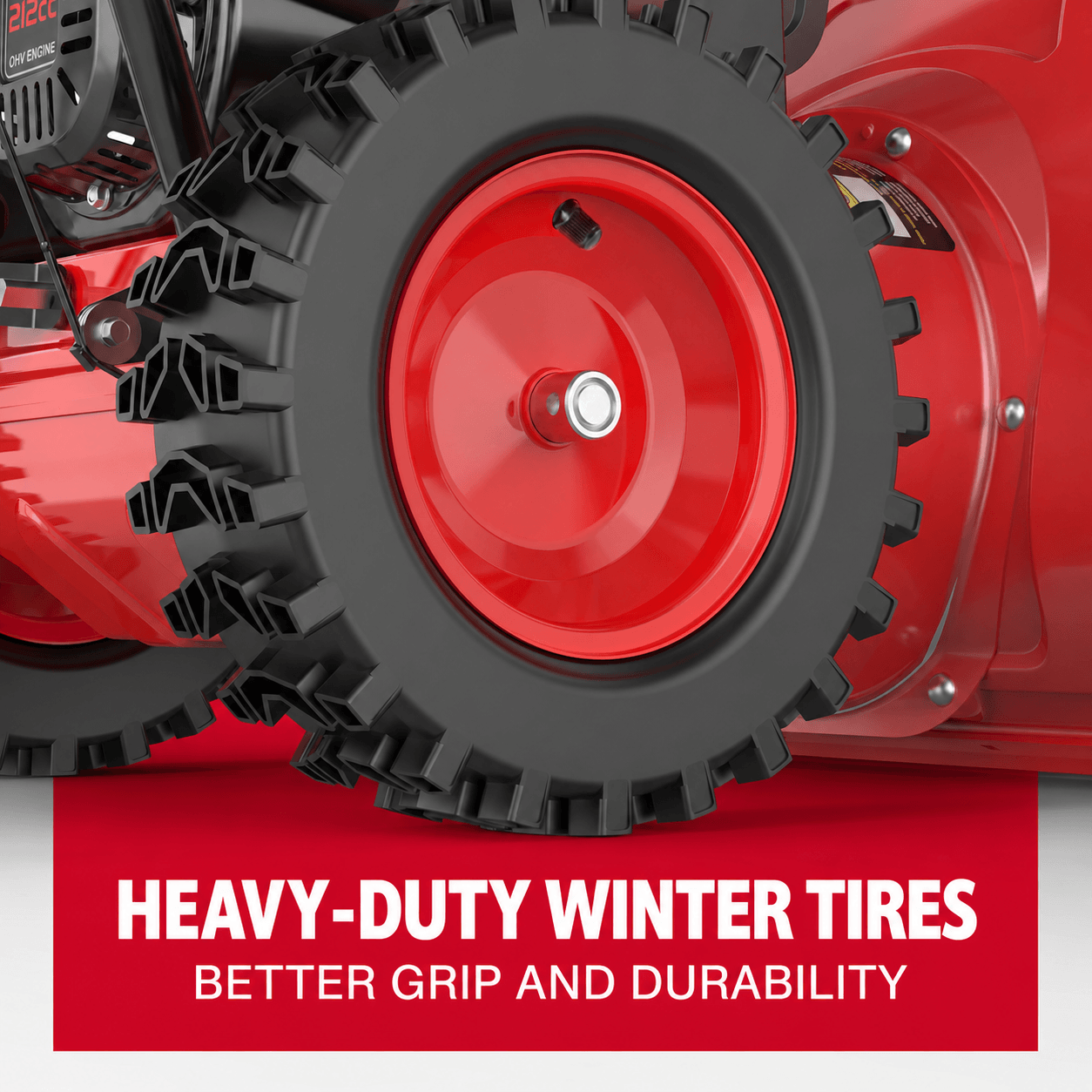 24'' 212cc Two Stage Self-Propelled Gas Snow Blower DB7109