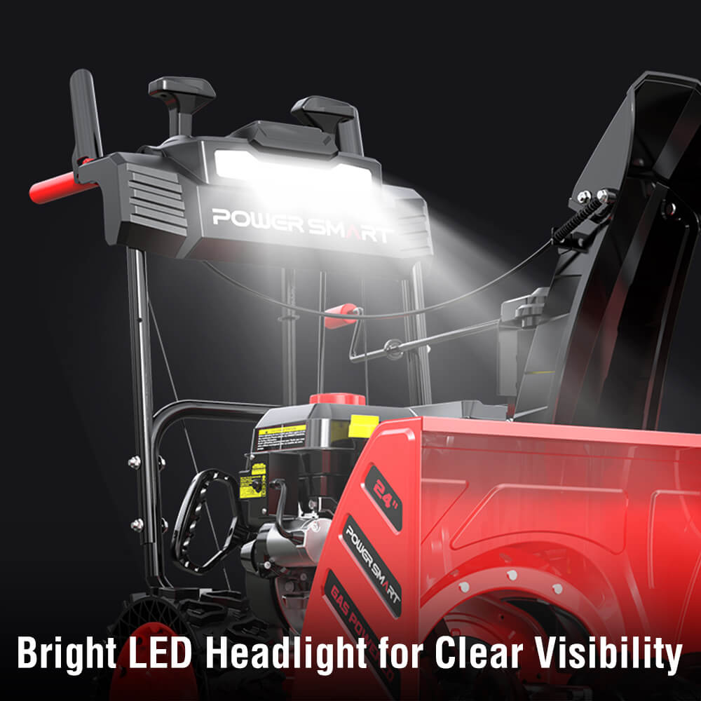 24'' 212cc Two Stage Self-Propelled Gas Snow Blower w/ Electric Start DB7109 (Web Exclusive)