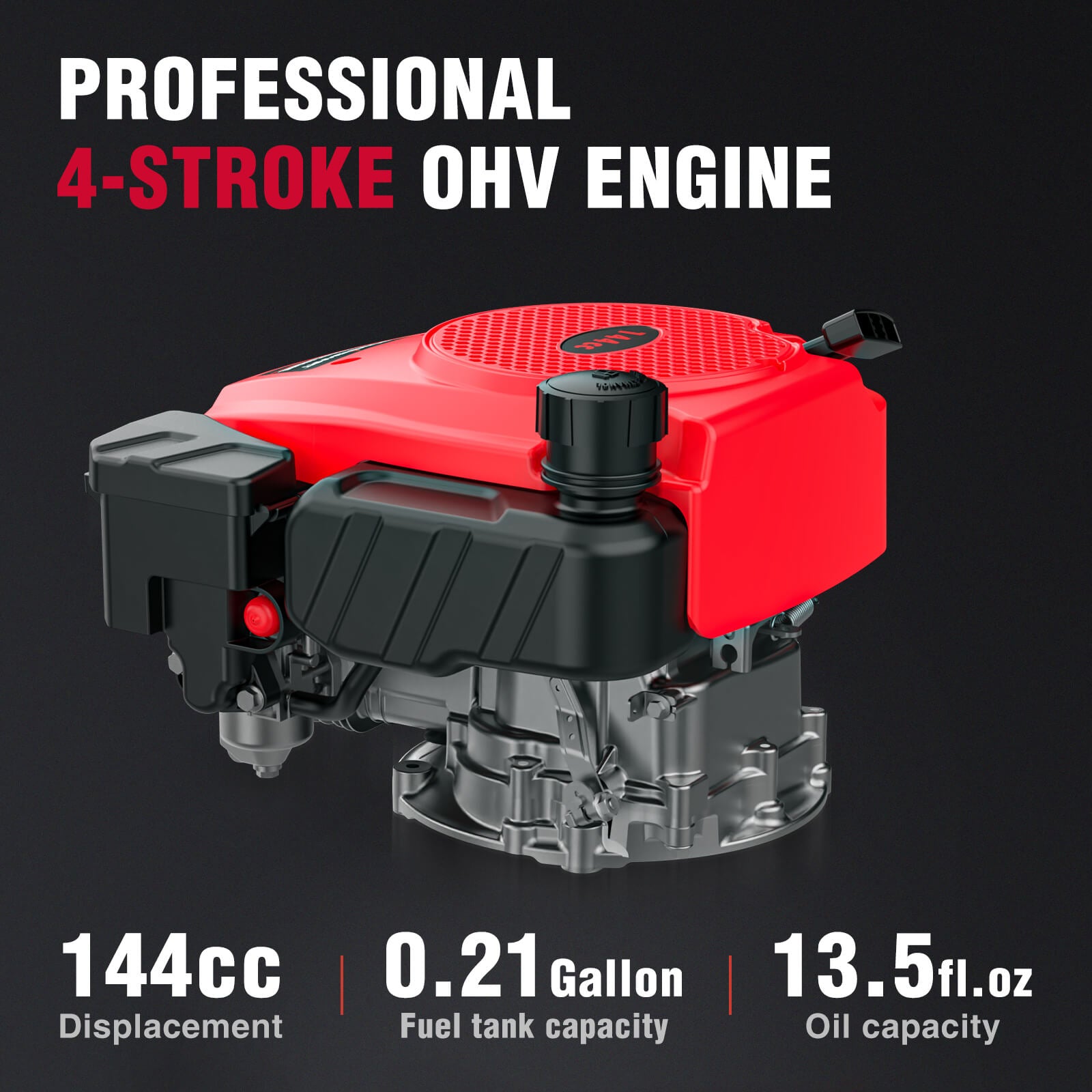 21" 144cc Gas Push 3-in-1 Lawn Mower V8721P