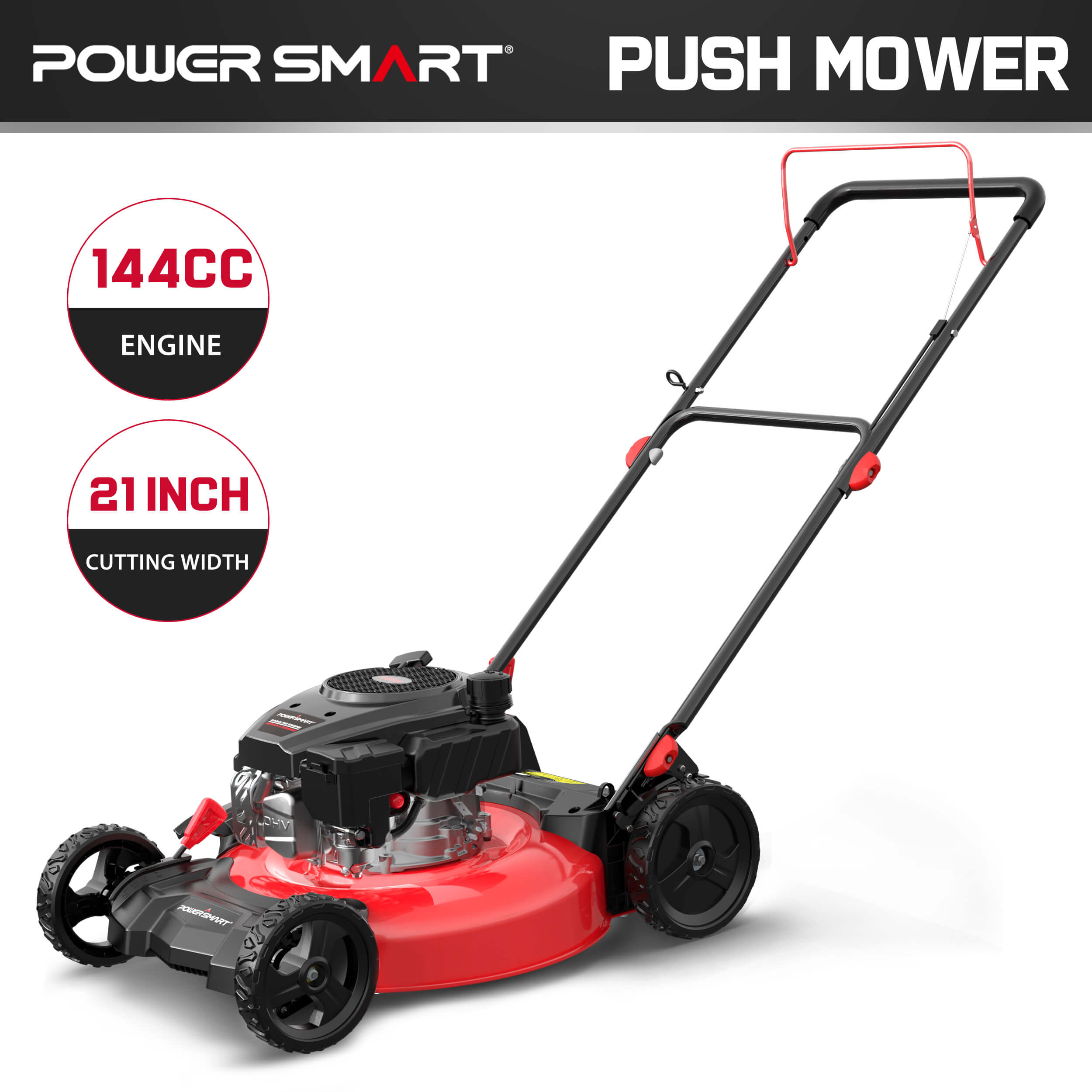 21'' 144cc Gas Push 2-in-1 Lawn Mower DV8621C