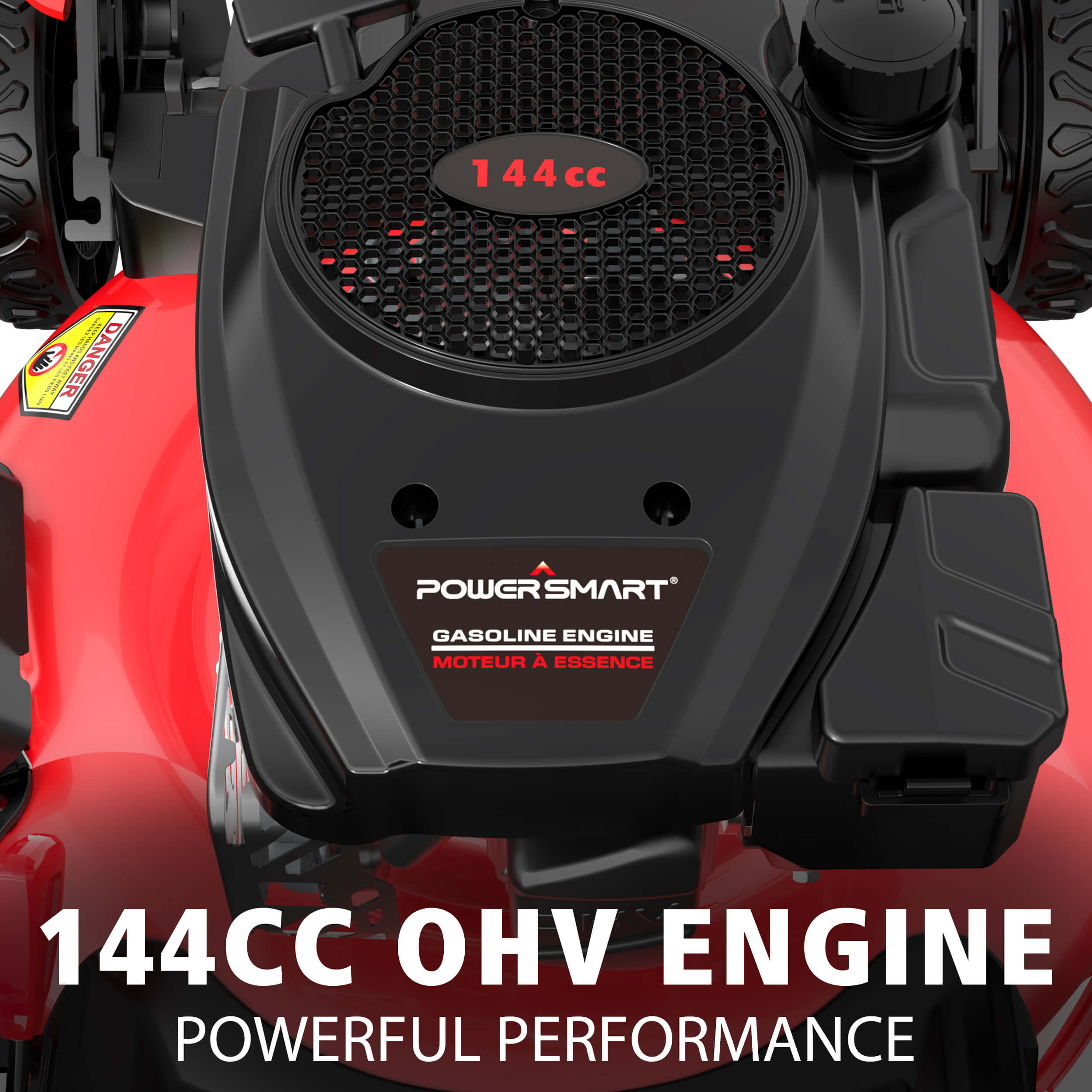 21'' 144cc Gas Push 2-in-1 Lawn Mower DV8621C