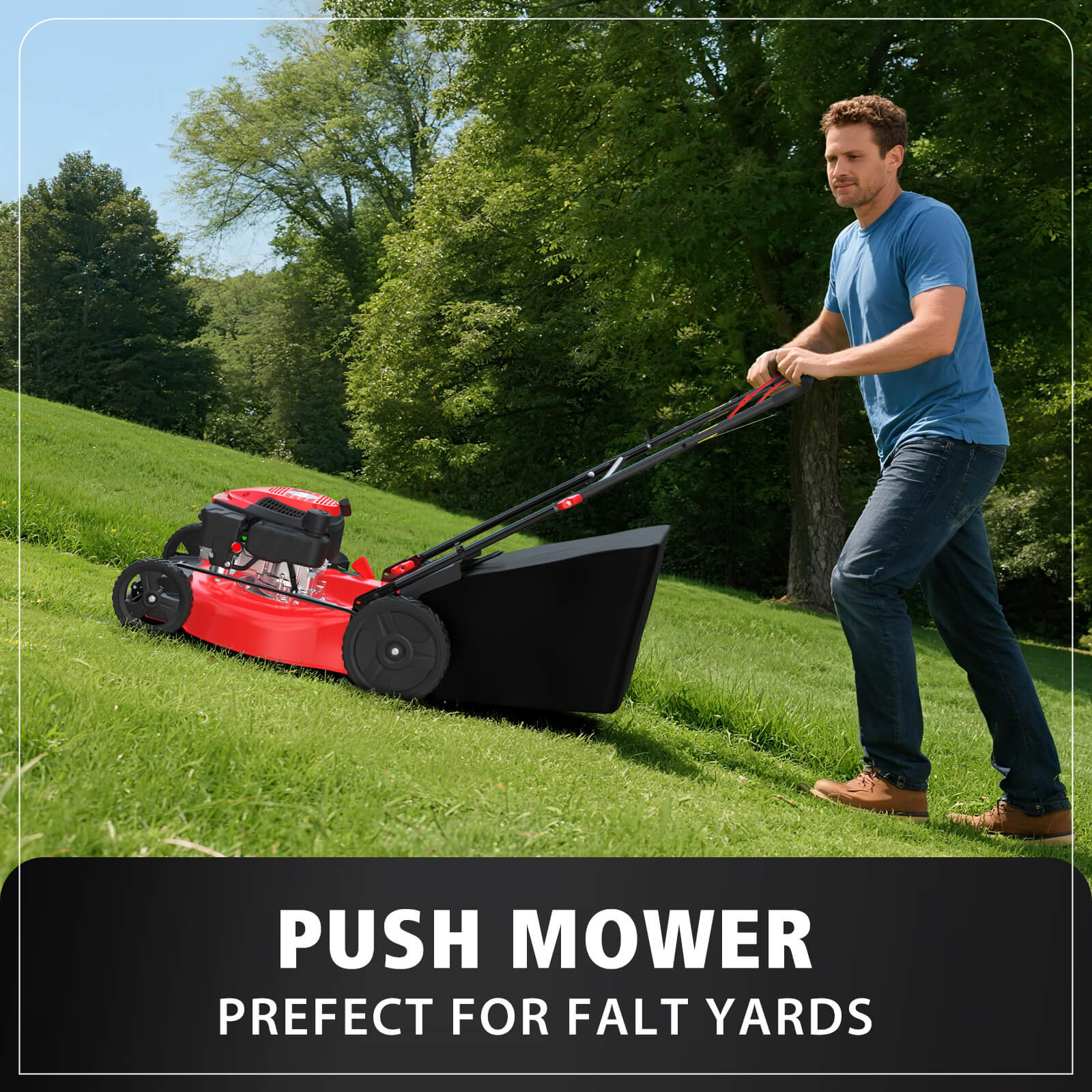 21" 144cc Gas Push Lawn Mower DV8621P2