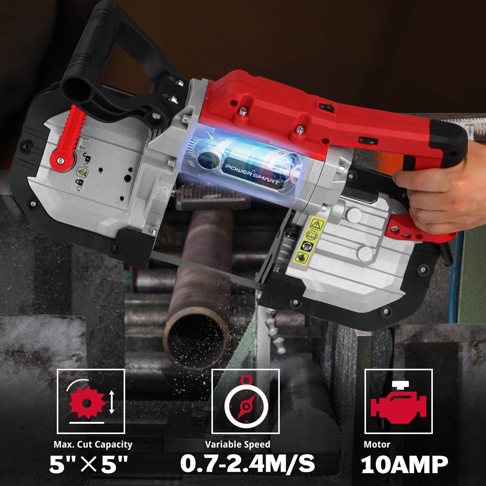 Portable Band Saw with Removable Base PS3051