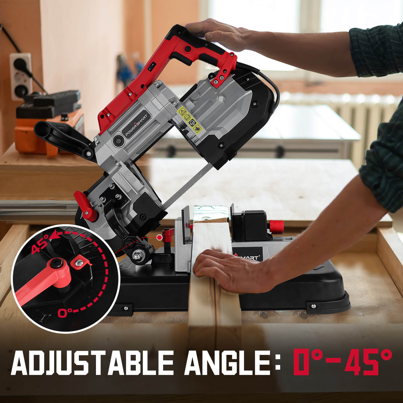 Portable Band Saw with Removable Base PS3051