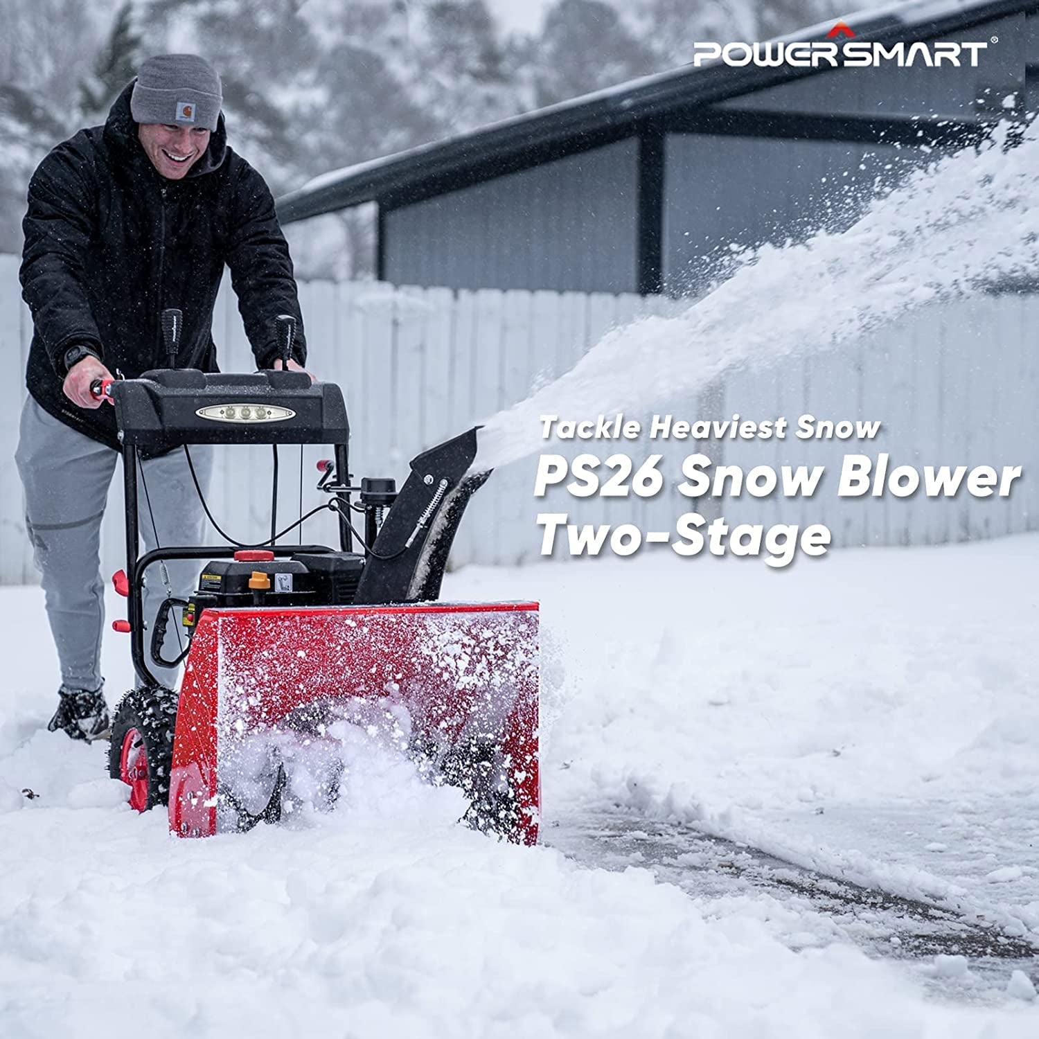 26'' 252cc Two Stage Gas Snow Blower w/ Electric Start DB7109D