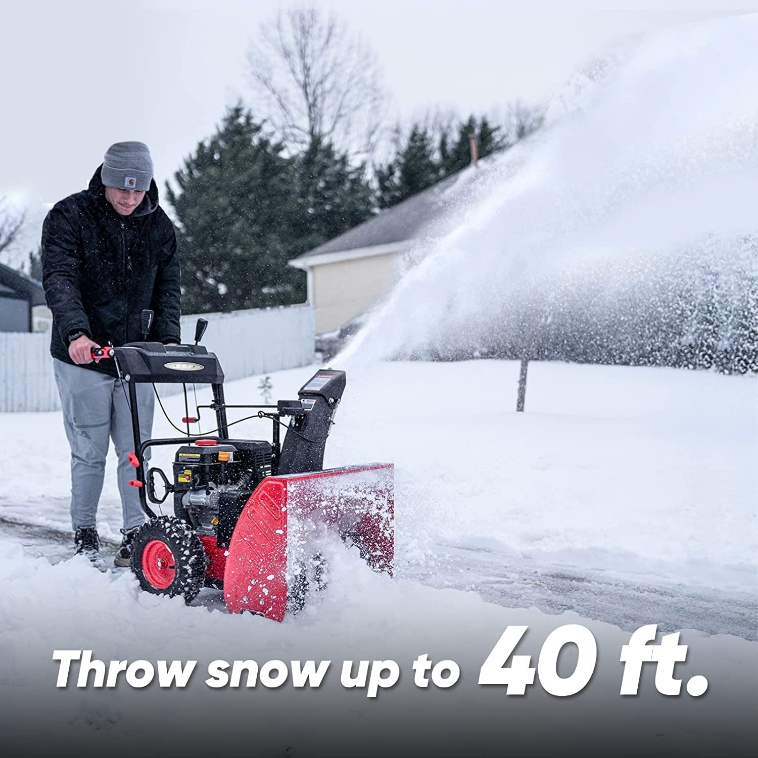 26'' 252cc Two Stage Gas Snow Blower w/ Electric Start DB7109D
