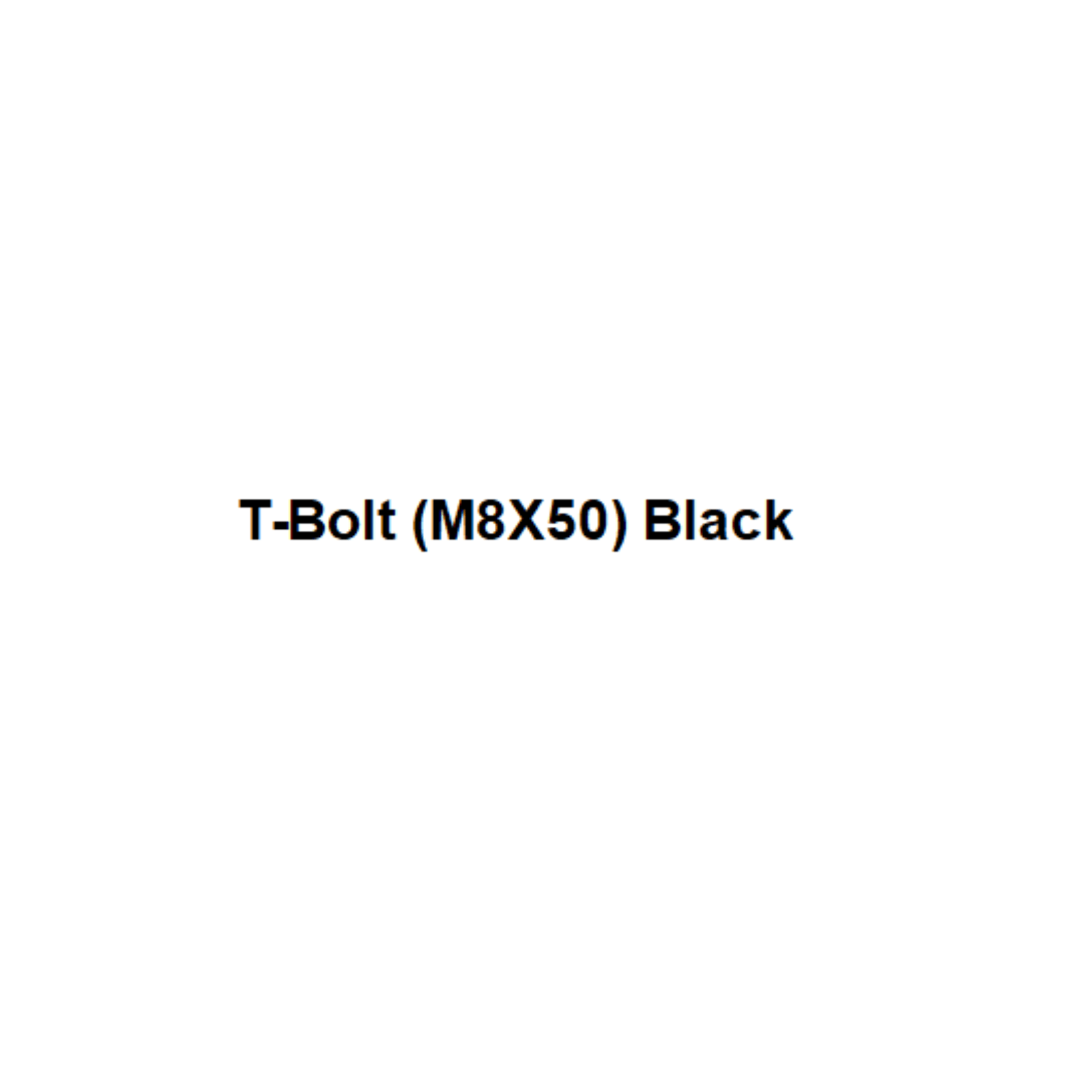 PowerSmart Lawn Mower Parts - T-Bolt (M8X50) Black, Stock #: 303020462