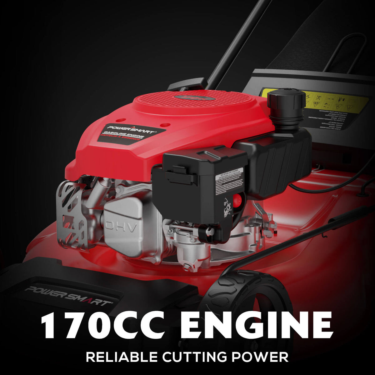 21 " 170cc Gas Self-Propelled Lawn Mower V8721S