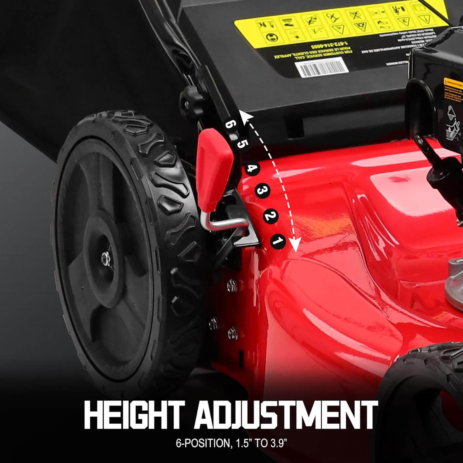 22" 150cc Gas Self-Propelled 3-in-1 Lawn Mower w/ Briggs & Stratton B8622S