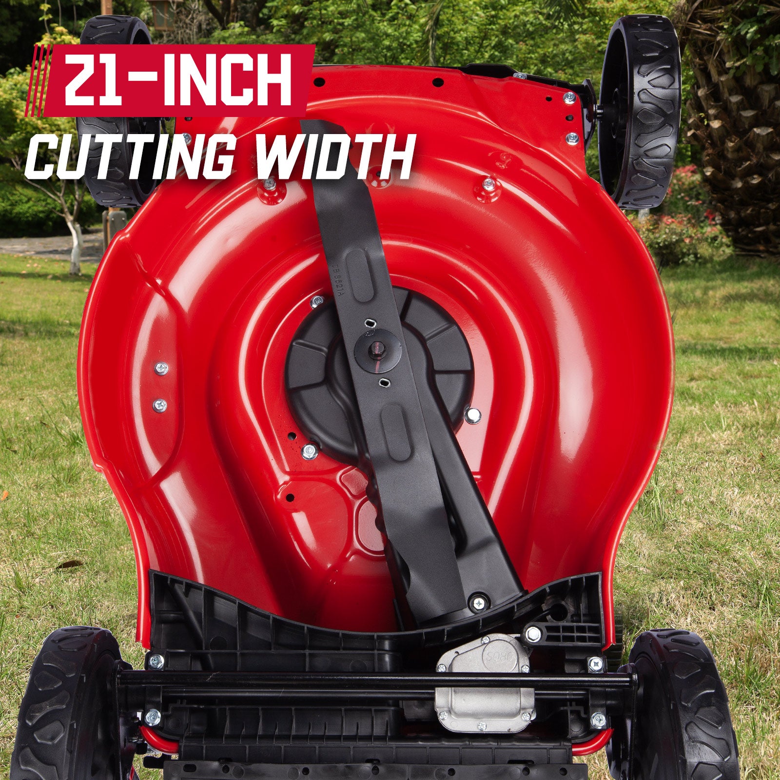 21" 140cc Gas Push Lawn Mower w/ Briggs & Stratton 550EX Engine B8721P