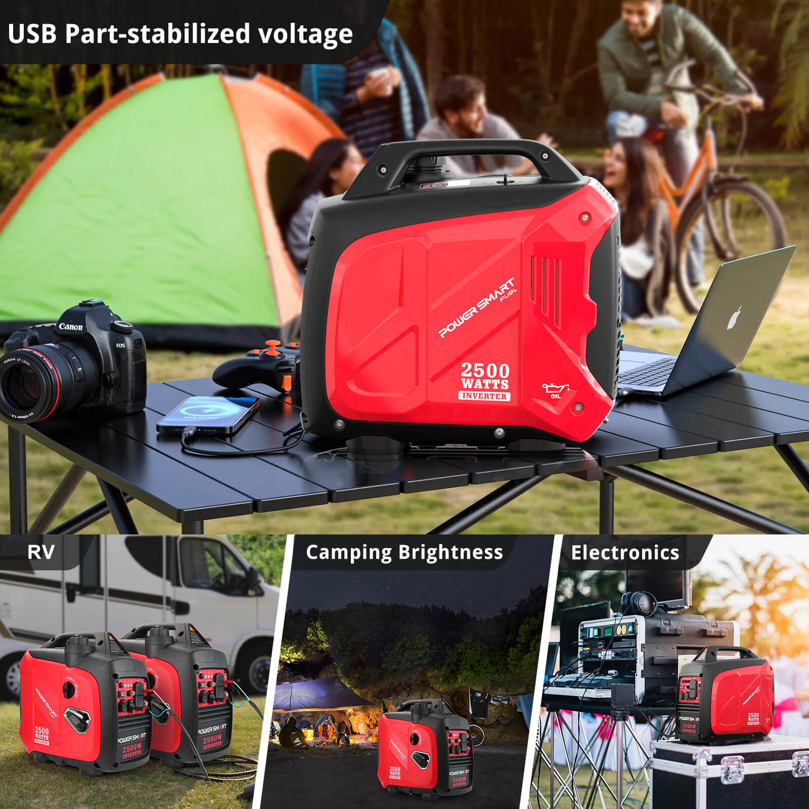 2500W inverter Gas Generator HB5020