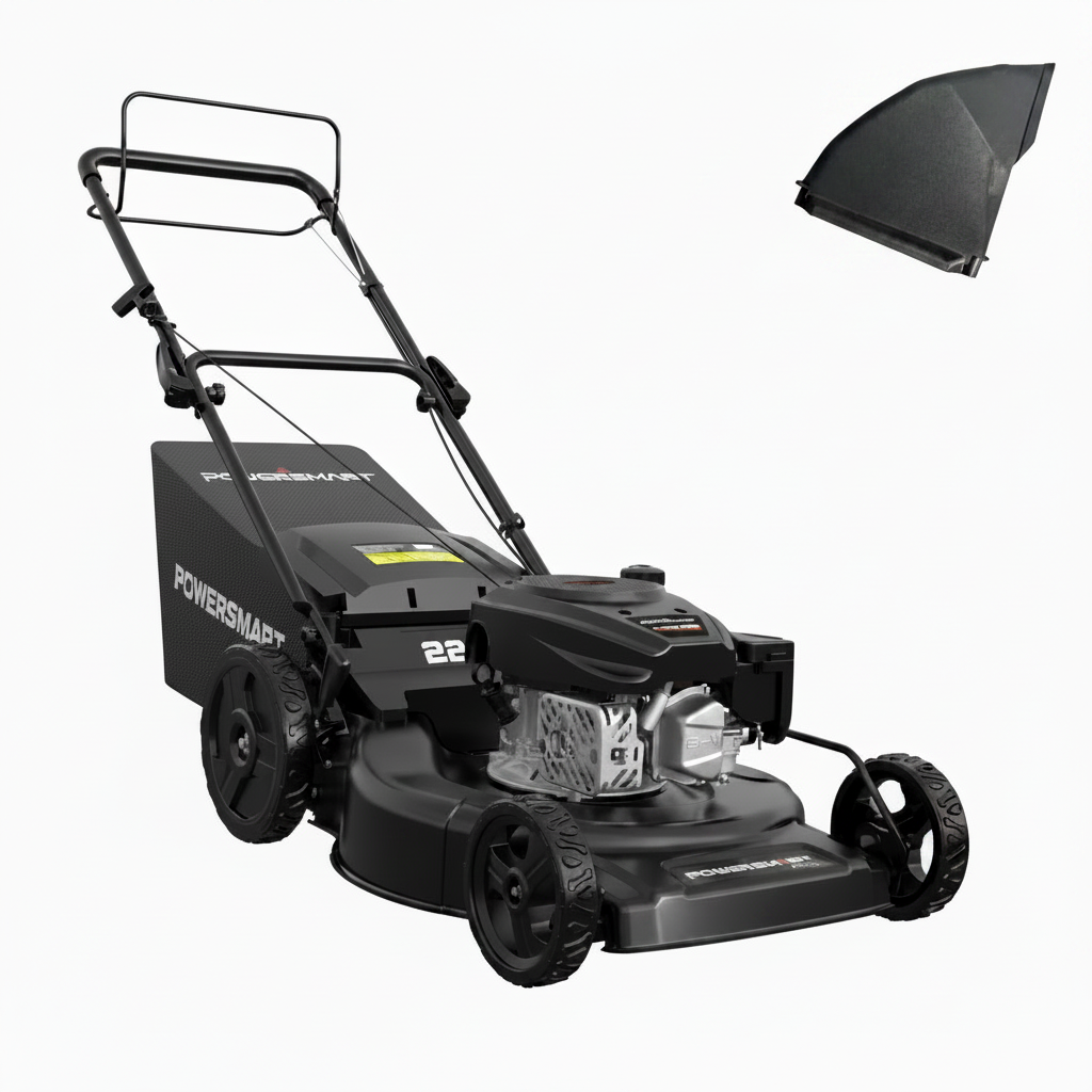 Lawn Mower with Smaller Accessory