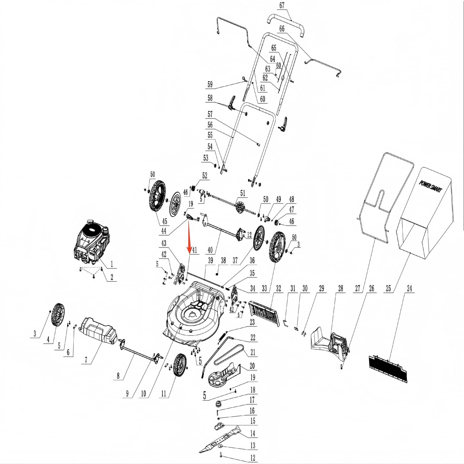 Lawn Mower Parts - Rivet M8, Stock #18013368