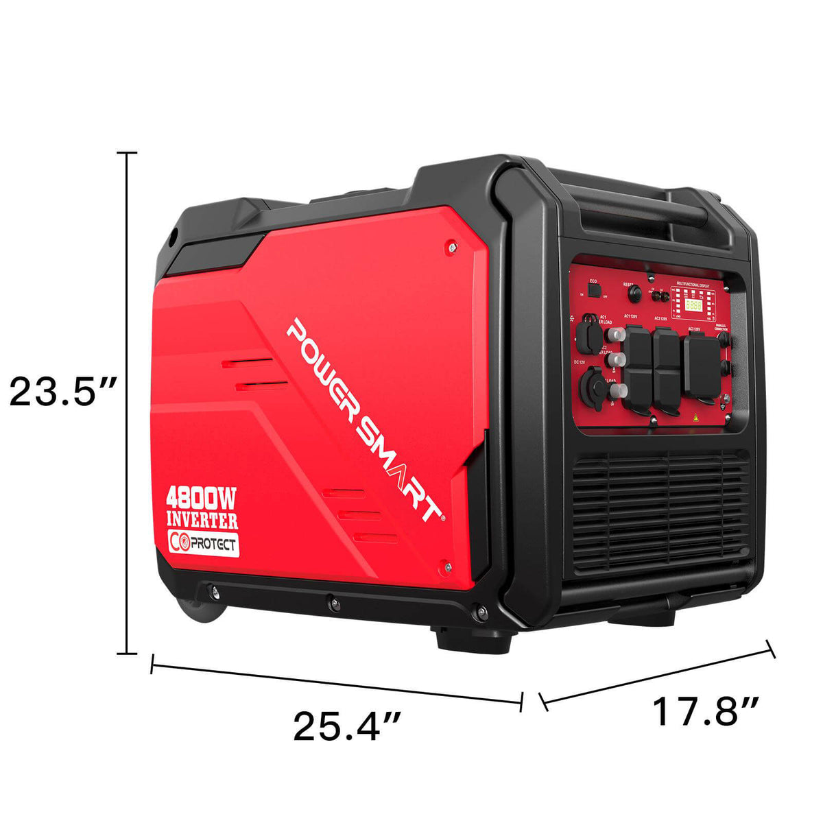 4800W Inverter Generator w/ Electric Start,CO Alert PS5046CE