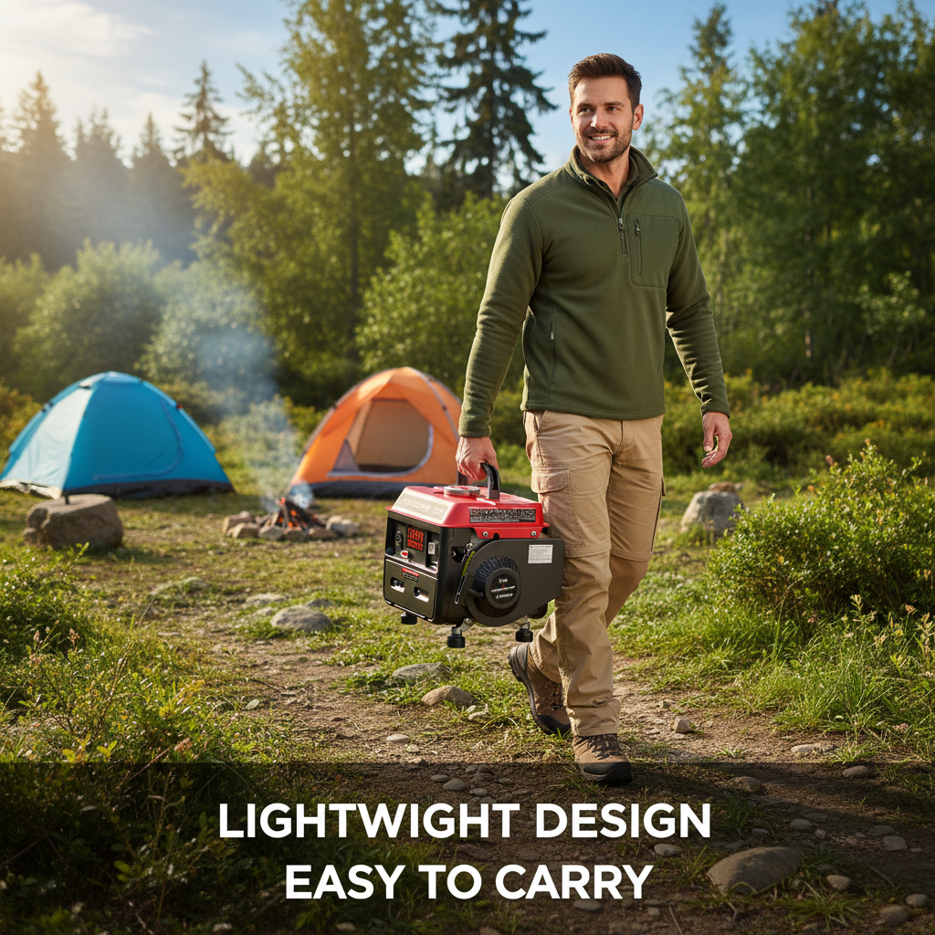 轻量设计卖点图 - PS50发电机