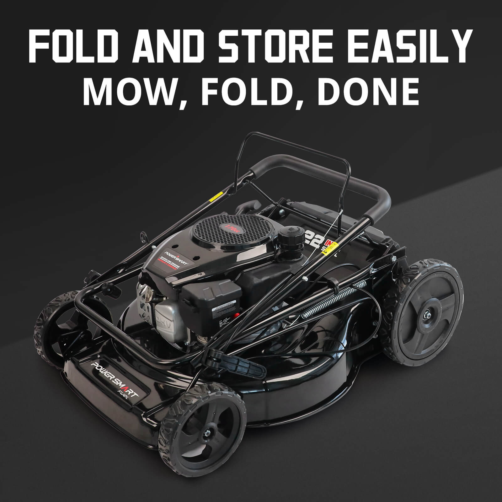22" 170cc Gas Self-Propelled 3-in-1 Lawn Mower V8622S