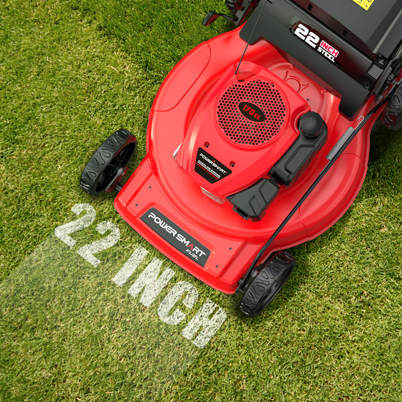 22" 170cc Gas Self-Propelled 3-in-1 Lawn Mower V8622S