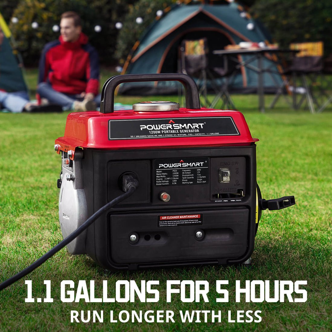 1200W 2-Stroke Generator DB5010 | PowerSmart USA