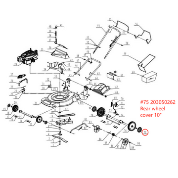 PowerSmart Lawn Mower Parts -10