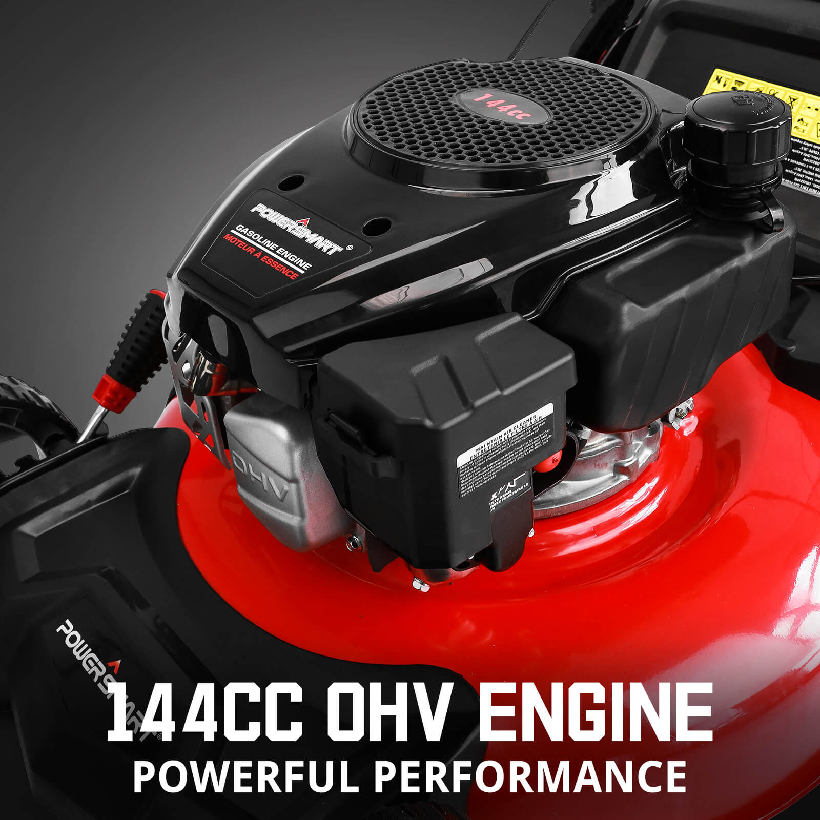 21" 144cc Gas Push Lawn Mower Red ,Oil included DB2321PR