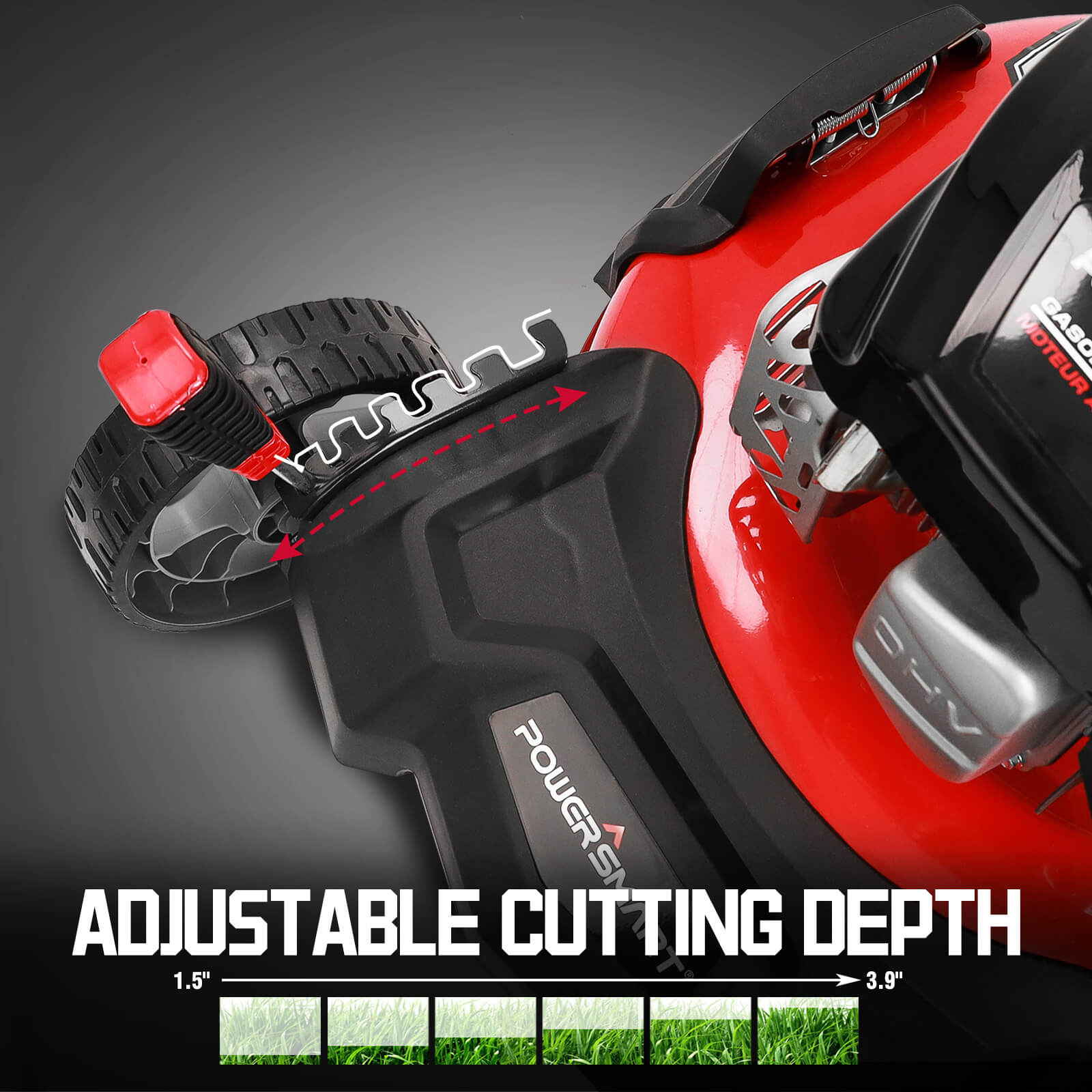 21" 144cc Gas Push Lawn Mower Red ,Oil included DB2321PR