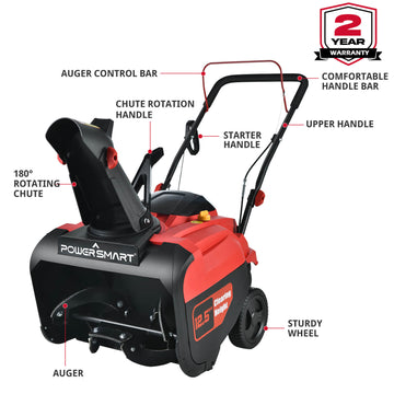 21'' 212cc Single Stage Gas Snow Blower PSS1210M