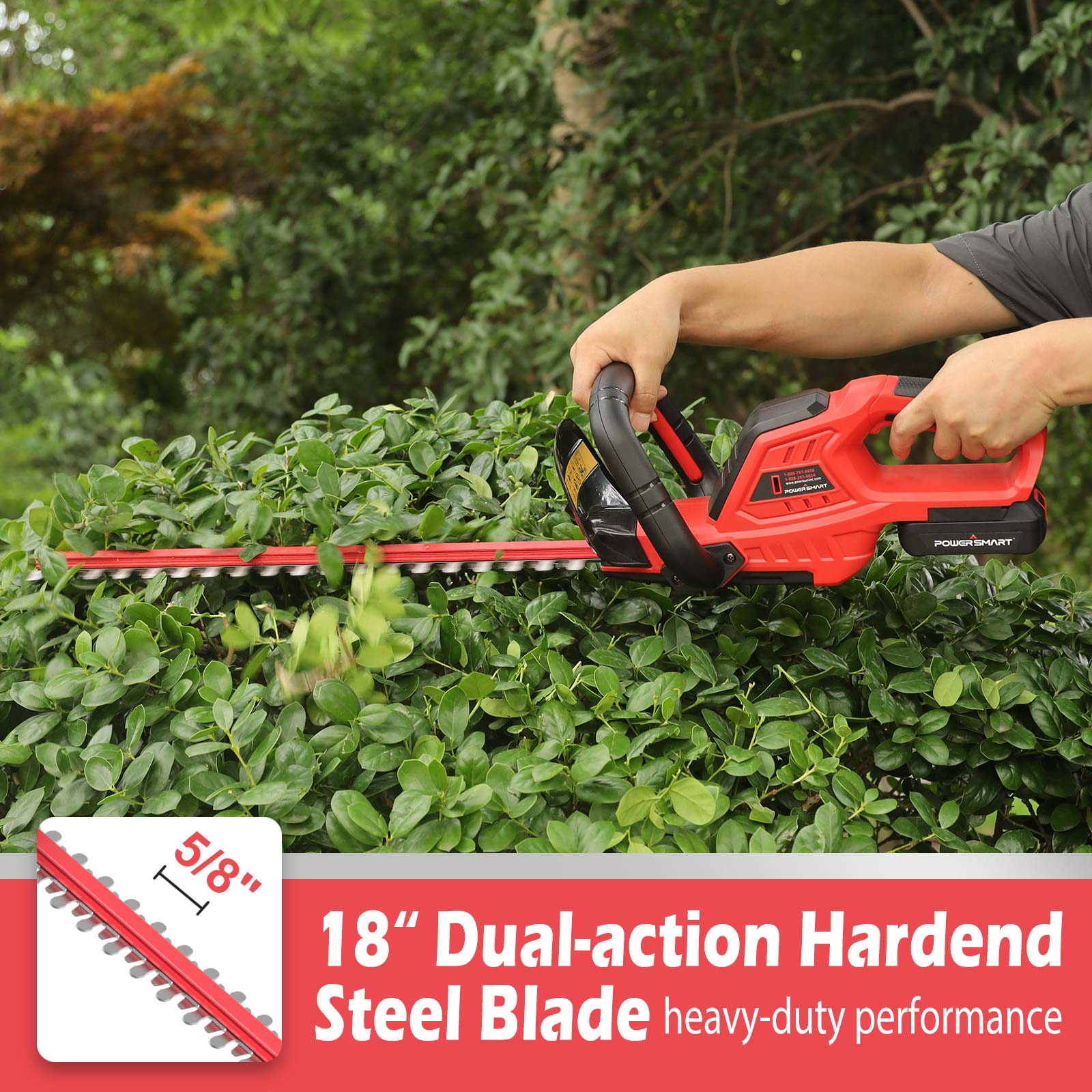 18 cordless 2024 hedge trimmer