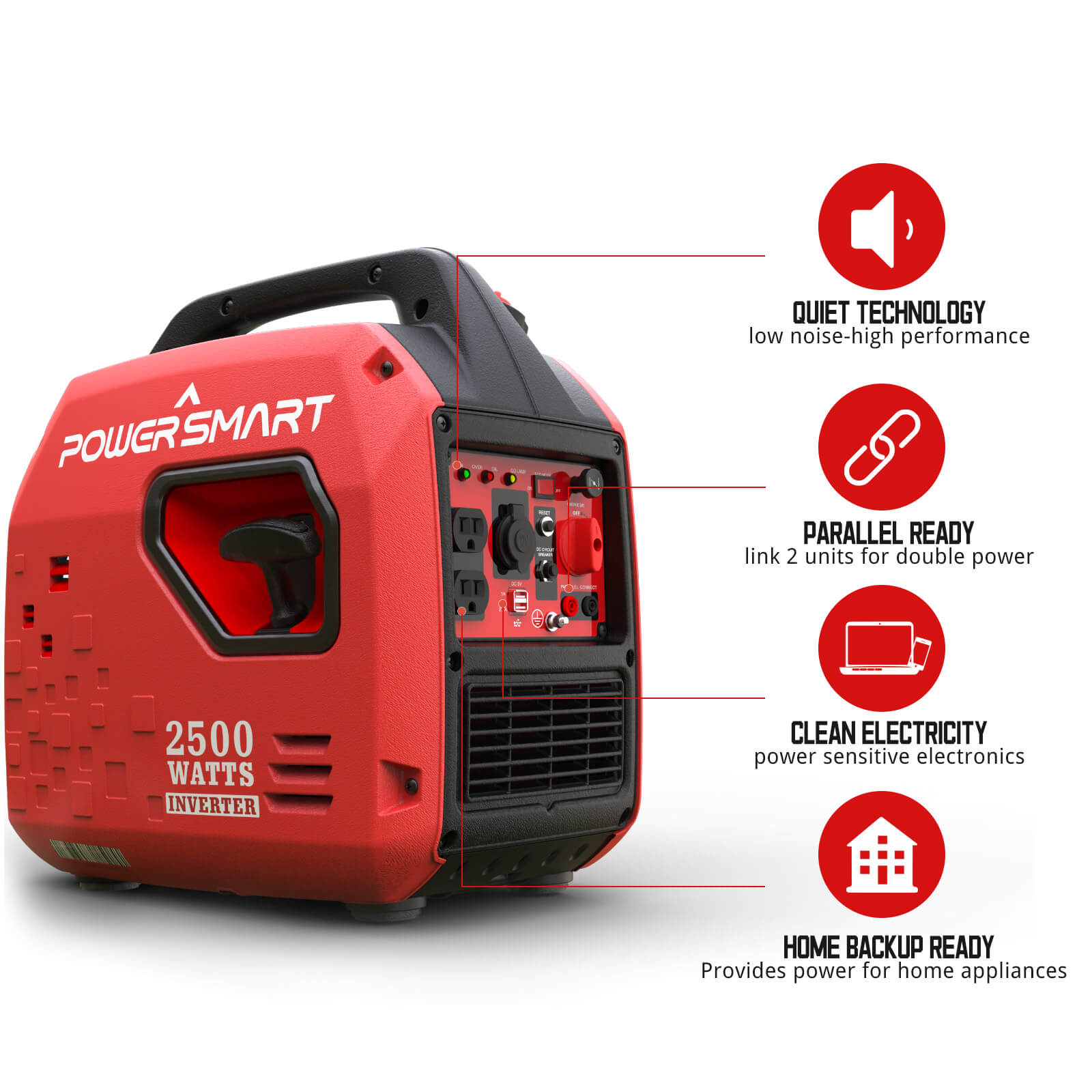 2500W Inverter Gas Generator HB5025