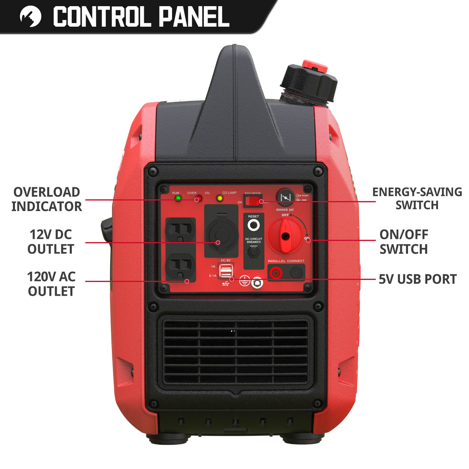 2500W Inverter Gas Generator HB5025