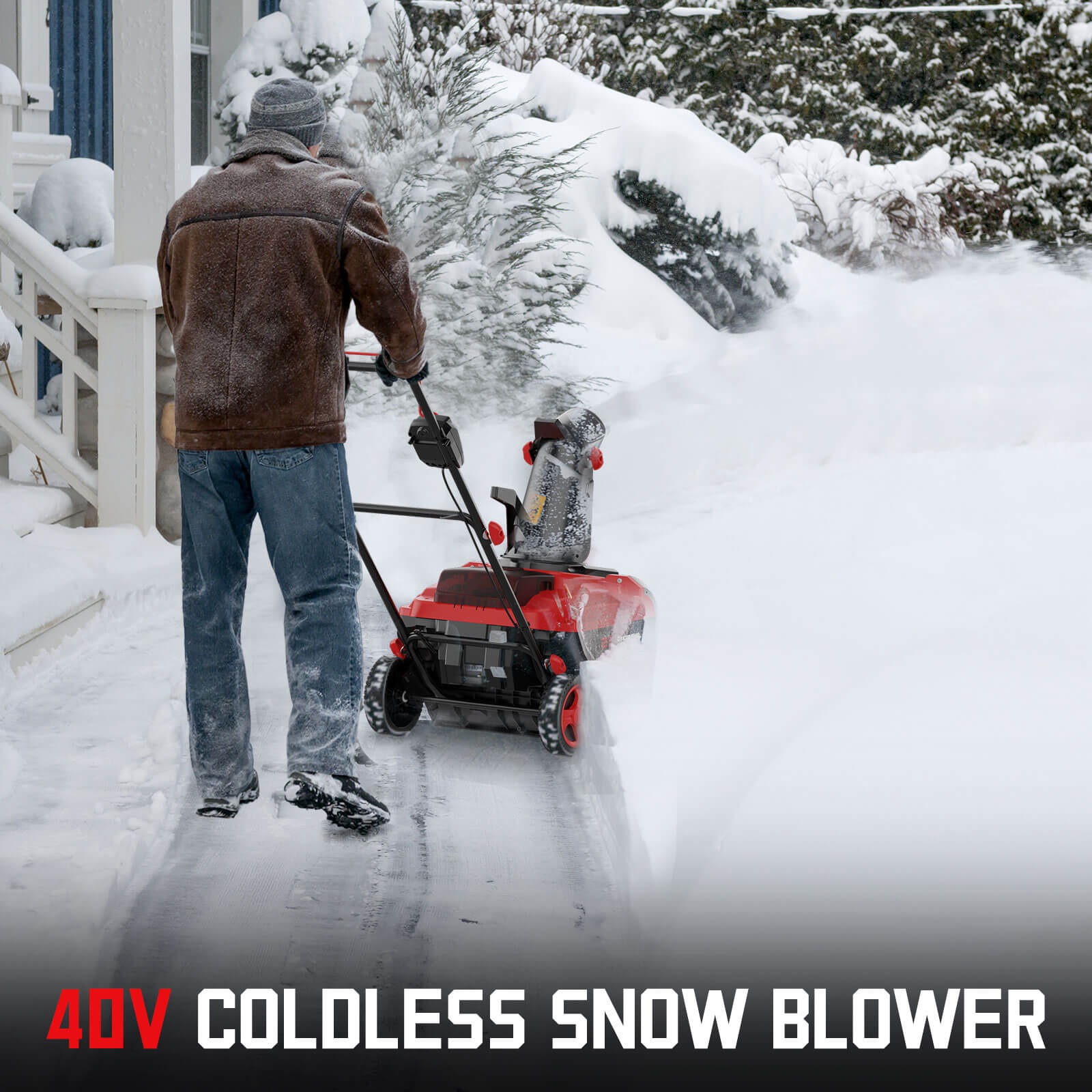 40V 20 Cordless Battery Single-Stage Snow Blower (Tool Only)