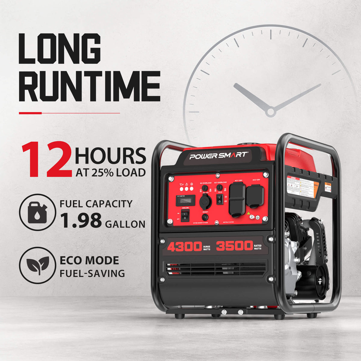 4300W Open Frame Gas Inverter Generator DB5041