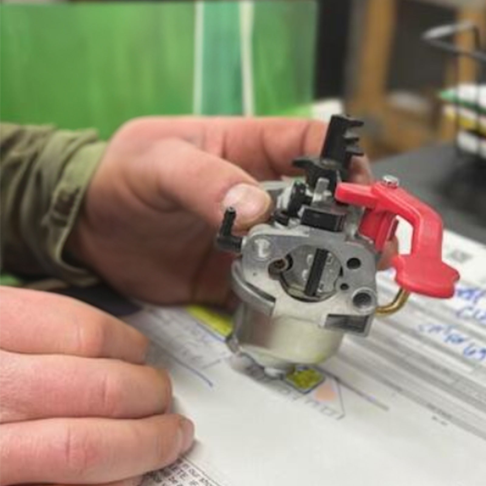 Snow Blower Parts - Carburetor assy , Stock #9568960301