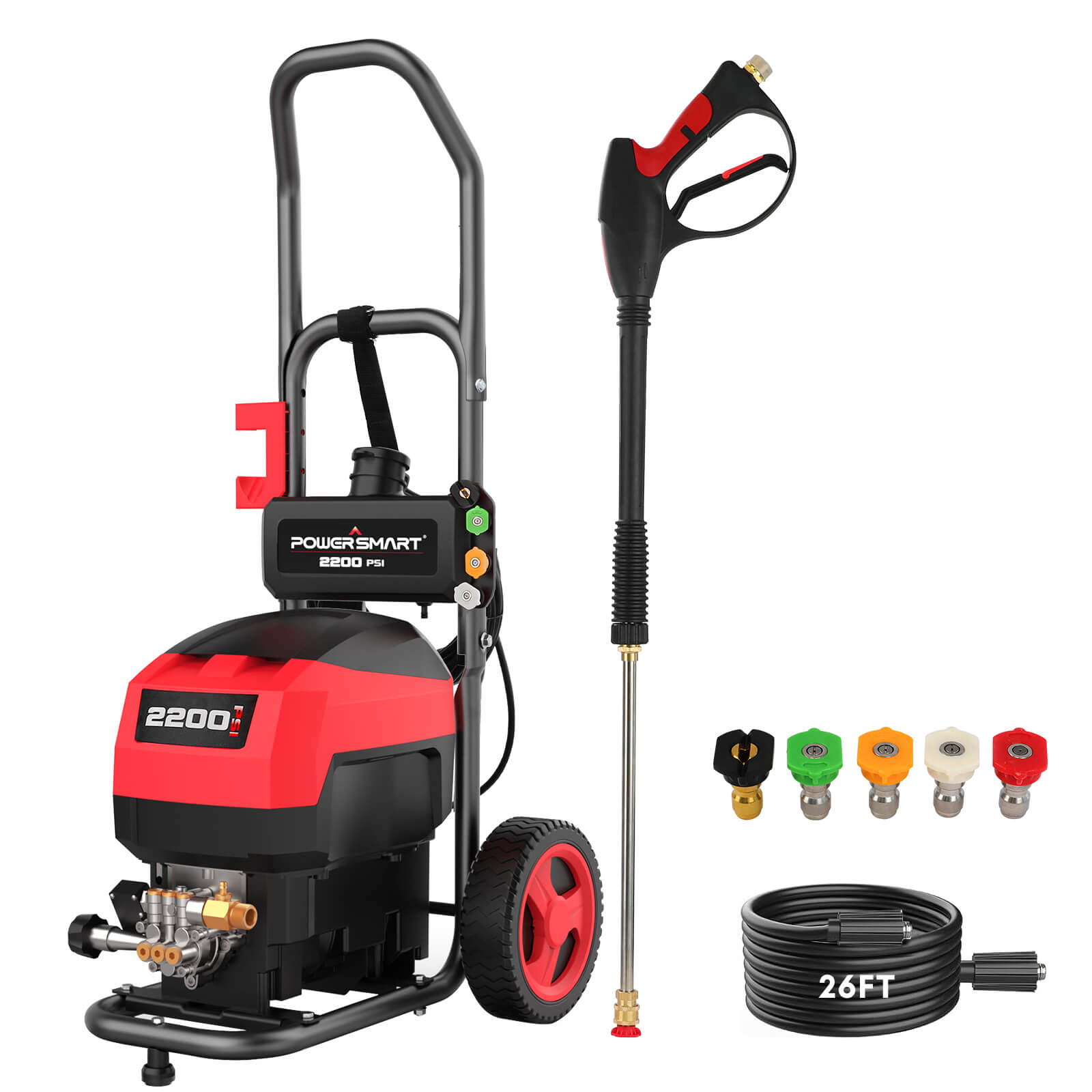 180PSI 1.2GPM Electric Pressure Washer DB1001-W