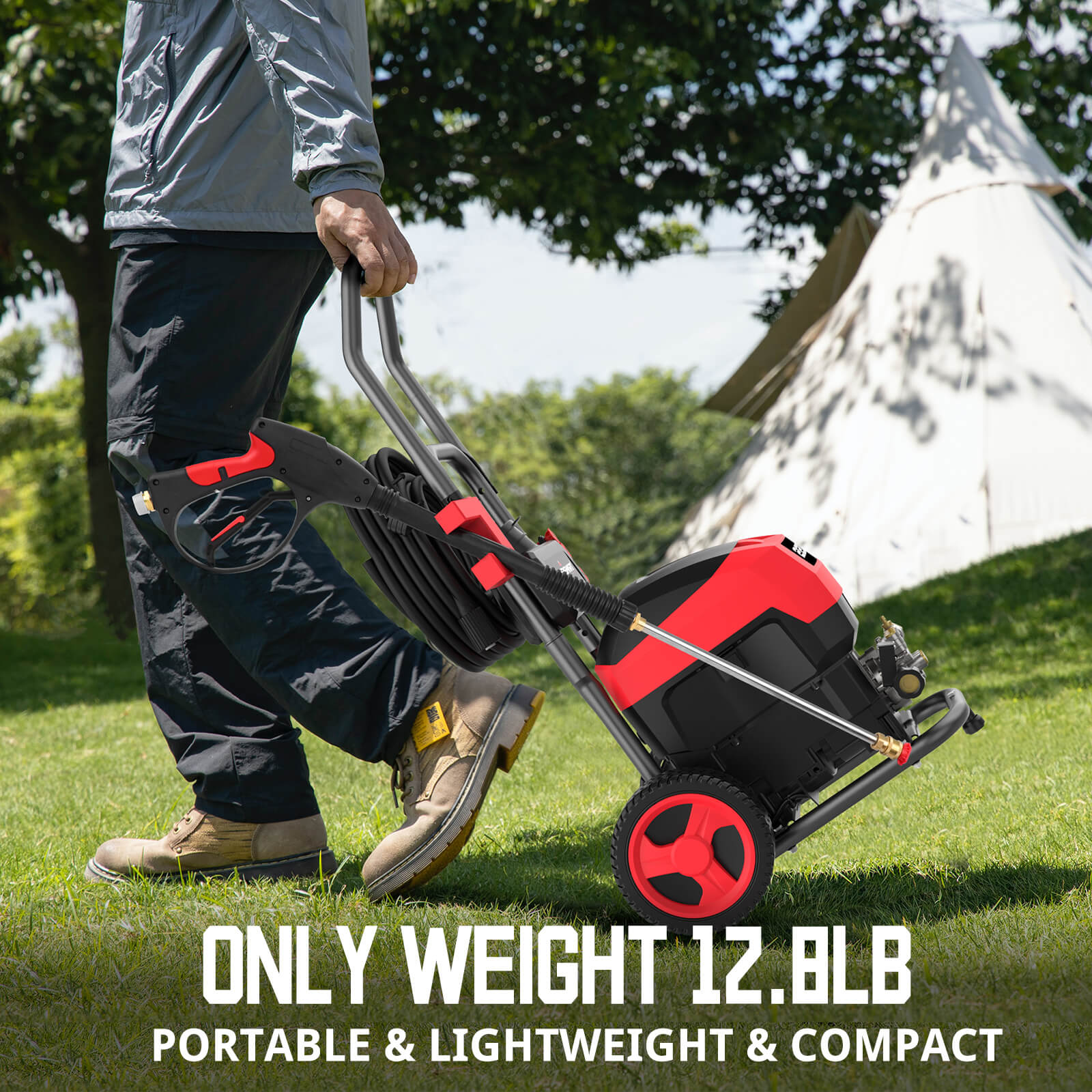 2200PSI 1.2GPM Electric Pressure Washer DB1001