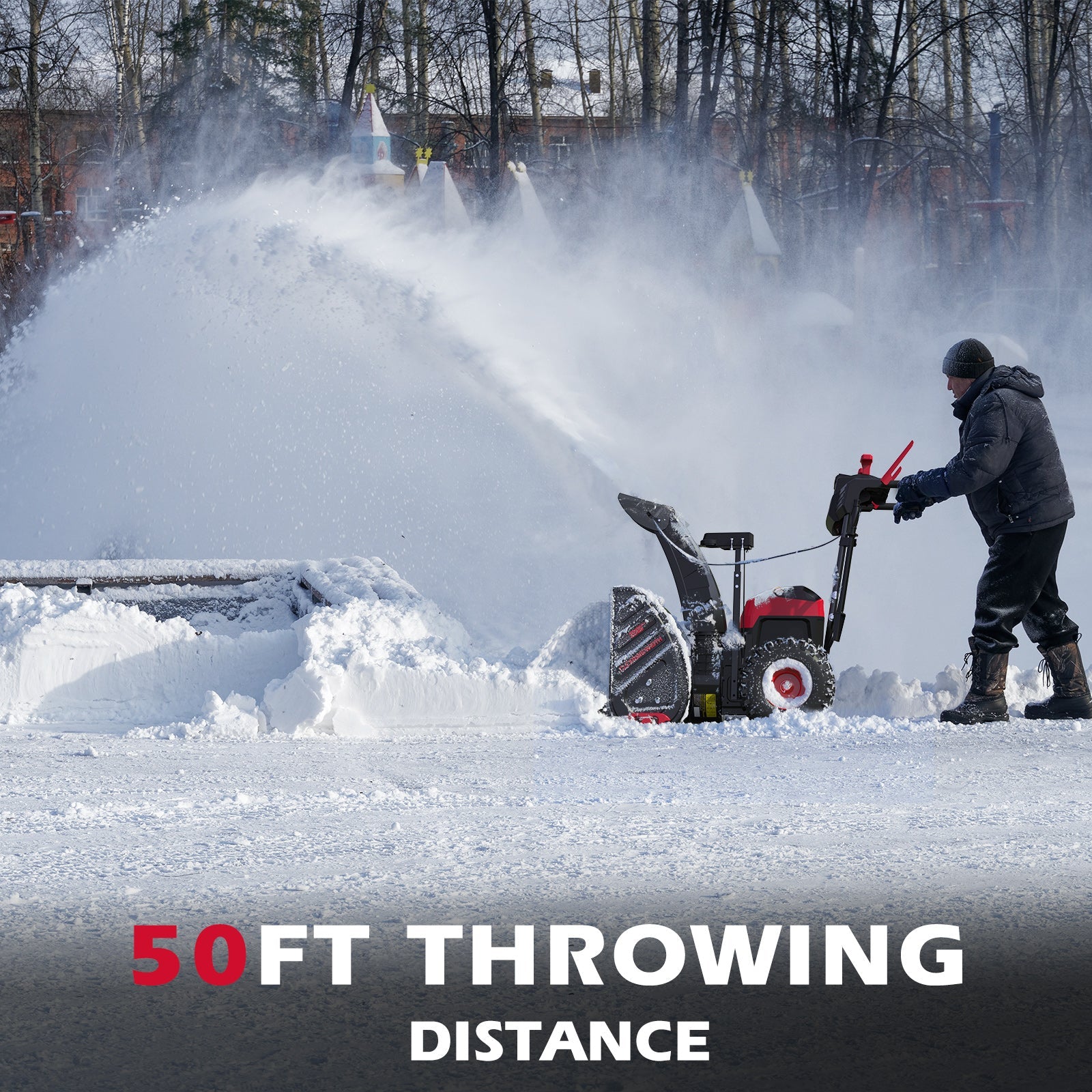 80V 24'' Two Stage Self-propelled Cordless Snow Blower (Tool Only) HB2805