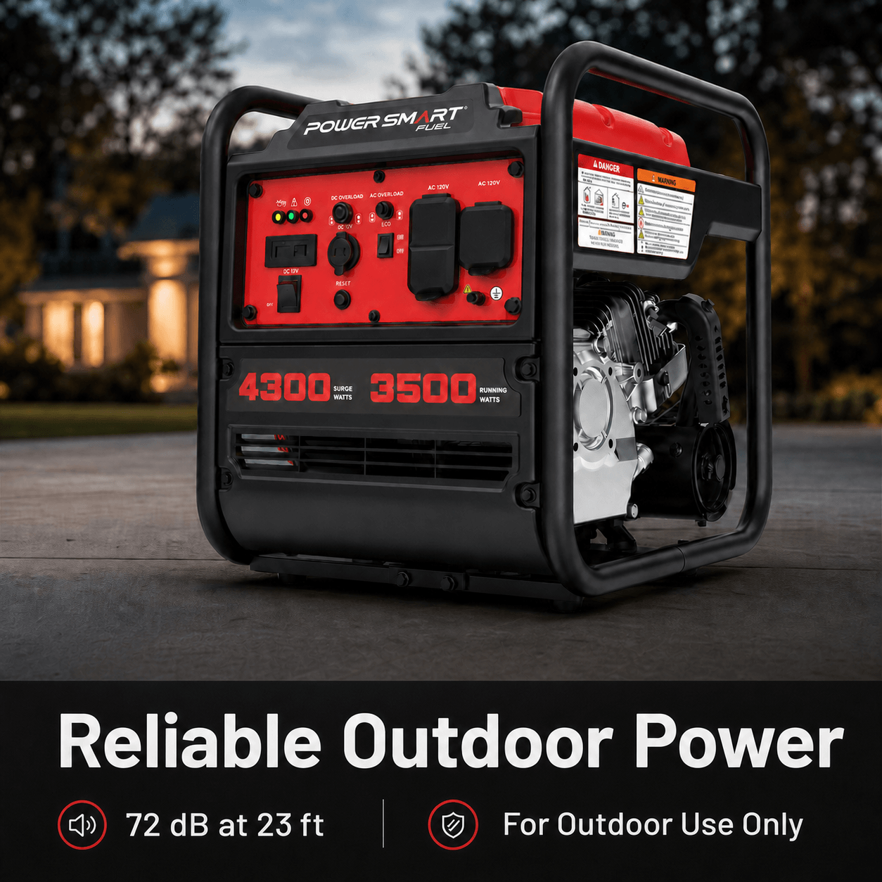 4300W Open Frame Gas Inverter Generator DB5041