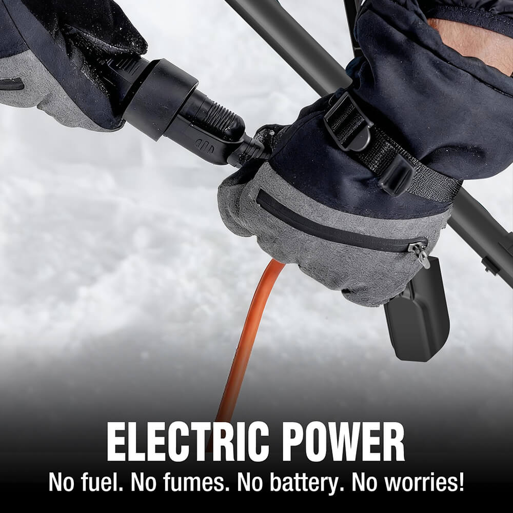 21'' 15A Single Stage Electric Snow Blower w/ LED Light DB7521