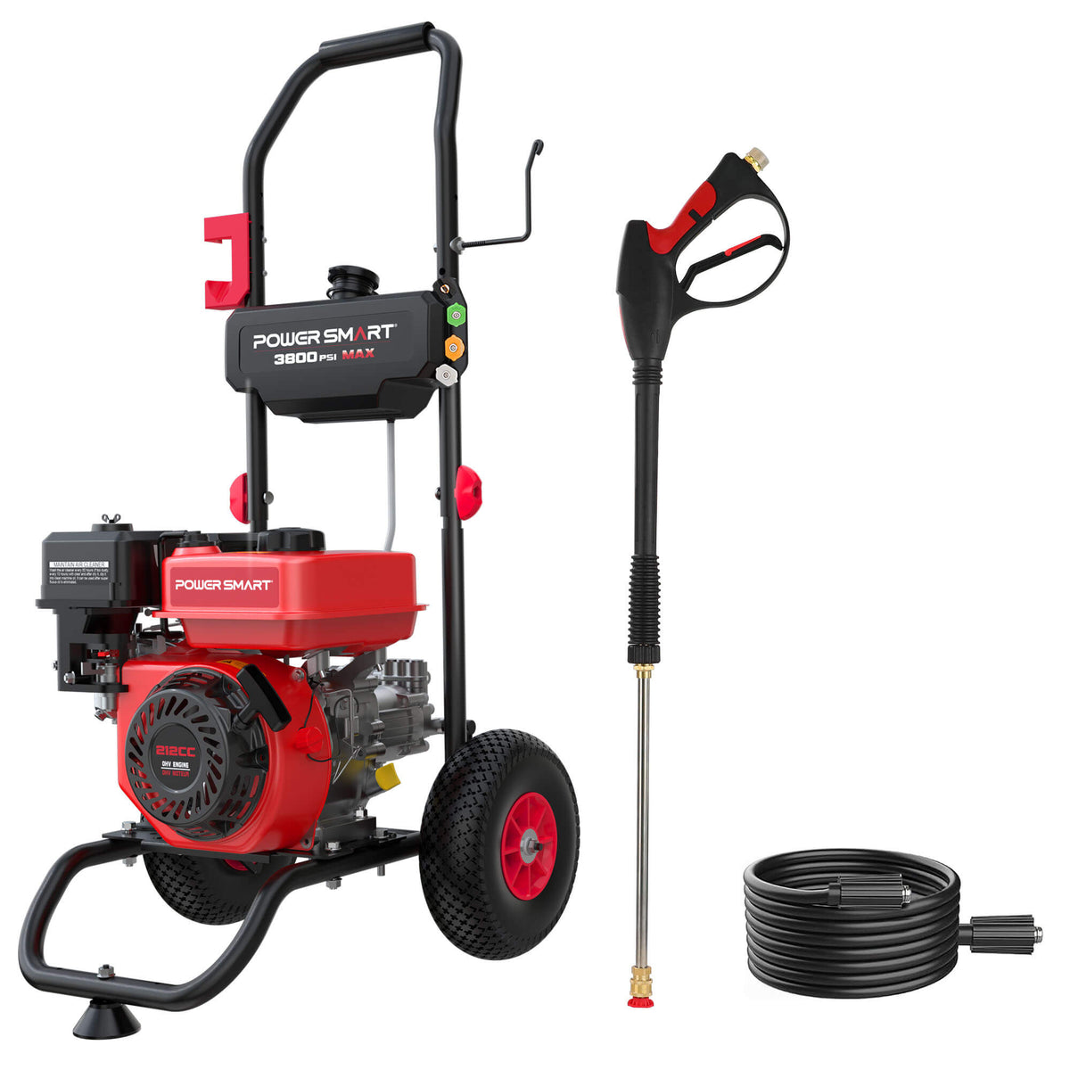 3800PSI 2.5GPM 212cc Gas Pressure Washer DL1038A