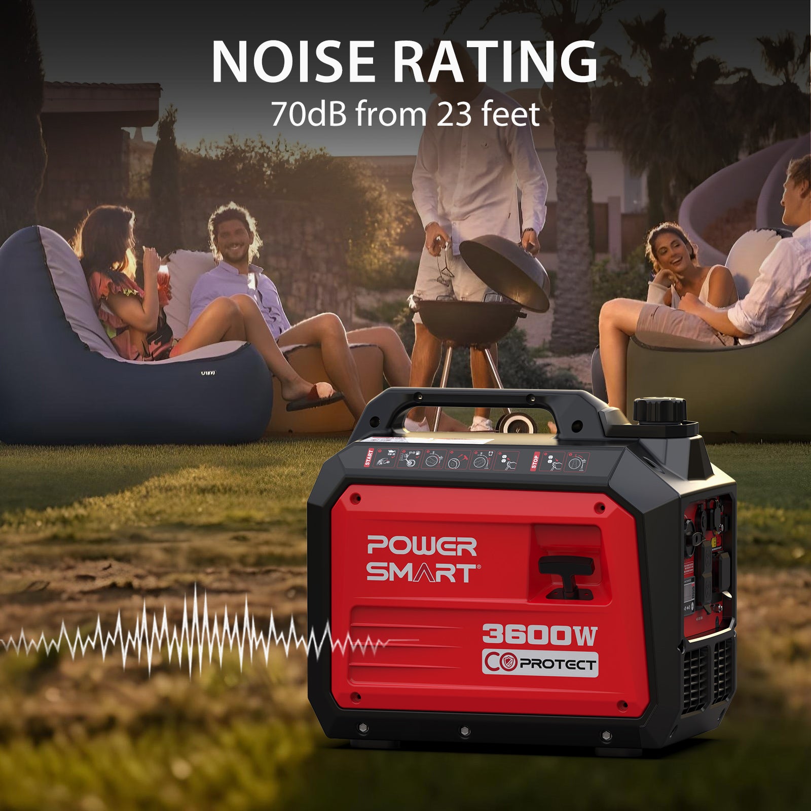 3600W Inverter Gas Generator DL5035C-M