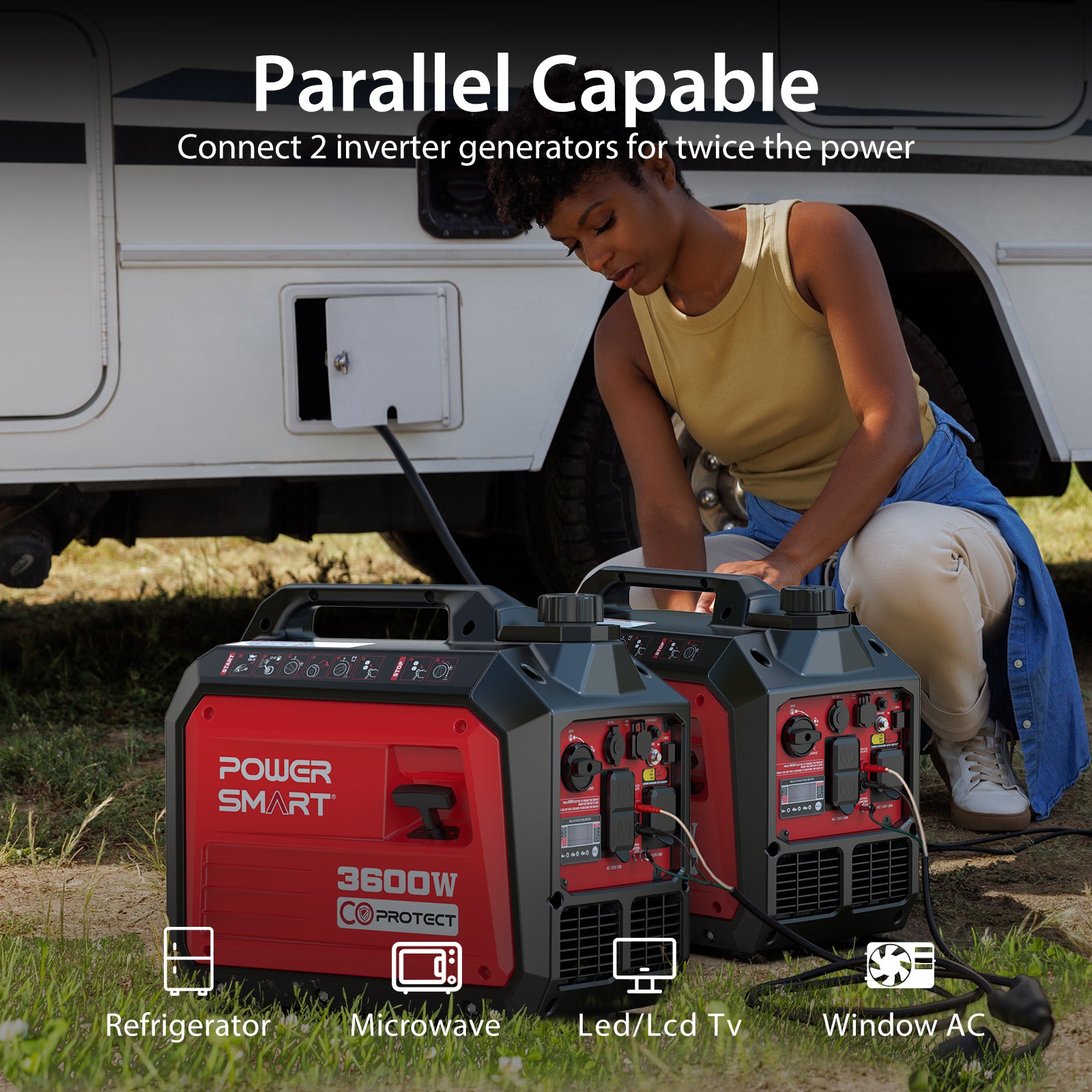 3600W Inverter Gas Generator DL5035C