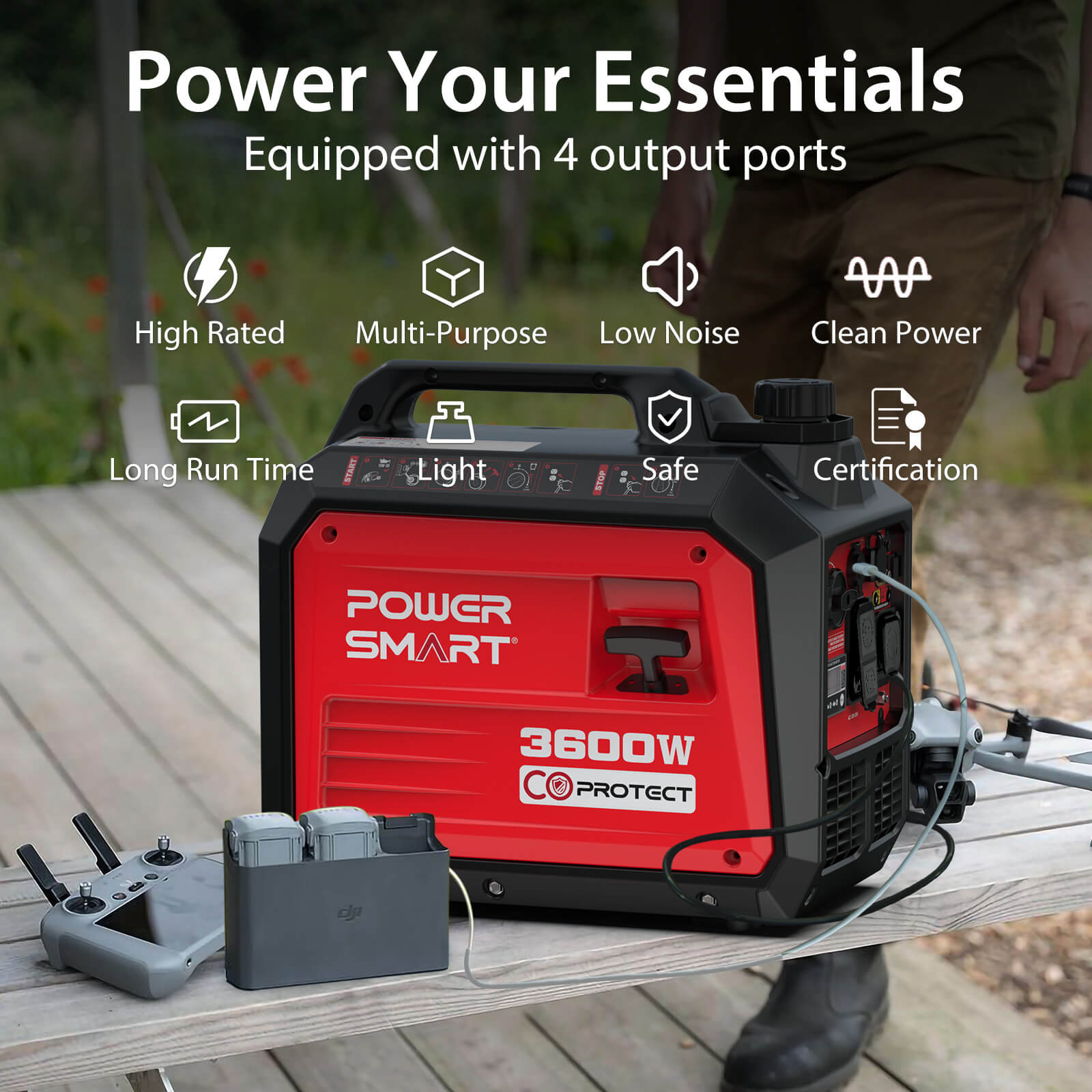 3600W Inverter Gas Generator DL5035C