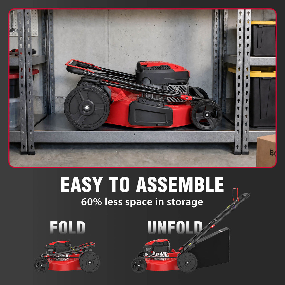 21" 144cc Gas Push 3-in-1 Lawn Mower  DB8621P