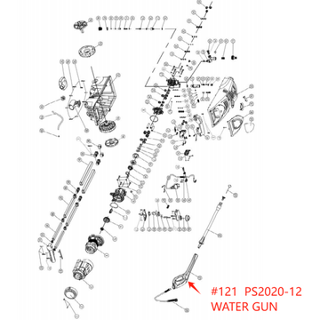 PowerSmart Pressure Washer Parts - #PS2020-121  Water Gun