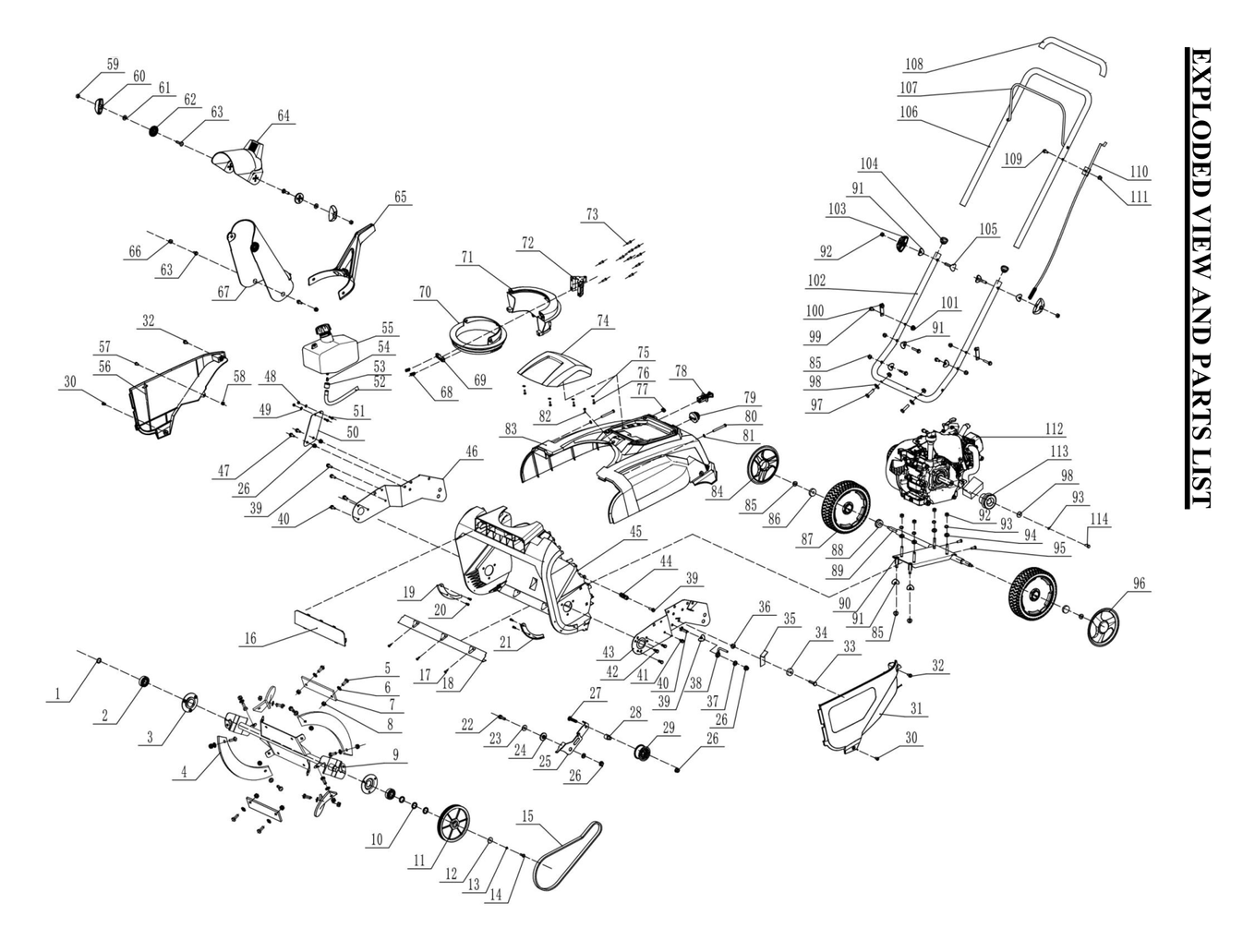 Snow Blower Parts - 196cc/212cc Carburetor Gasket, Stock #170430048-00 ...